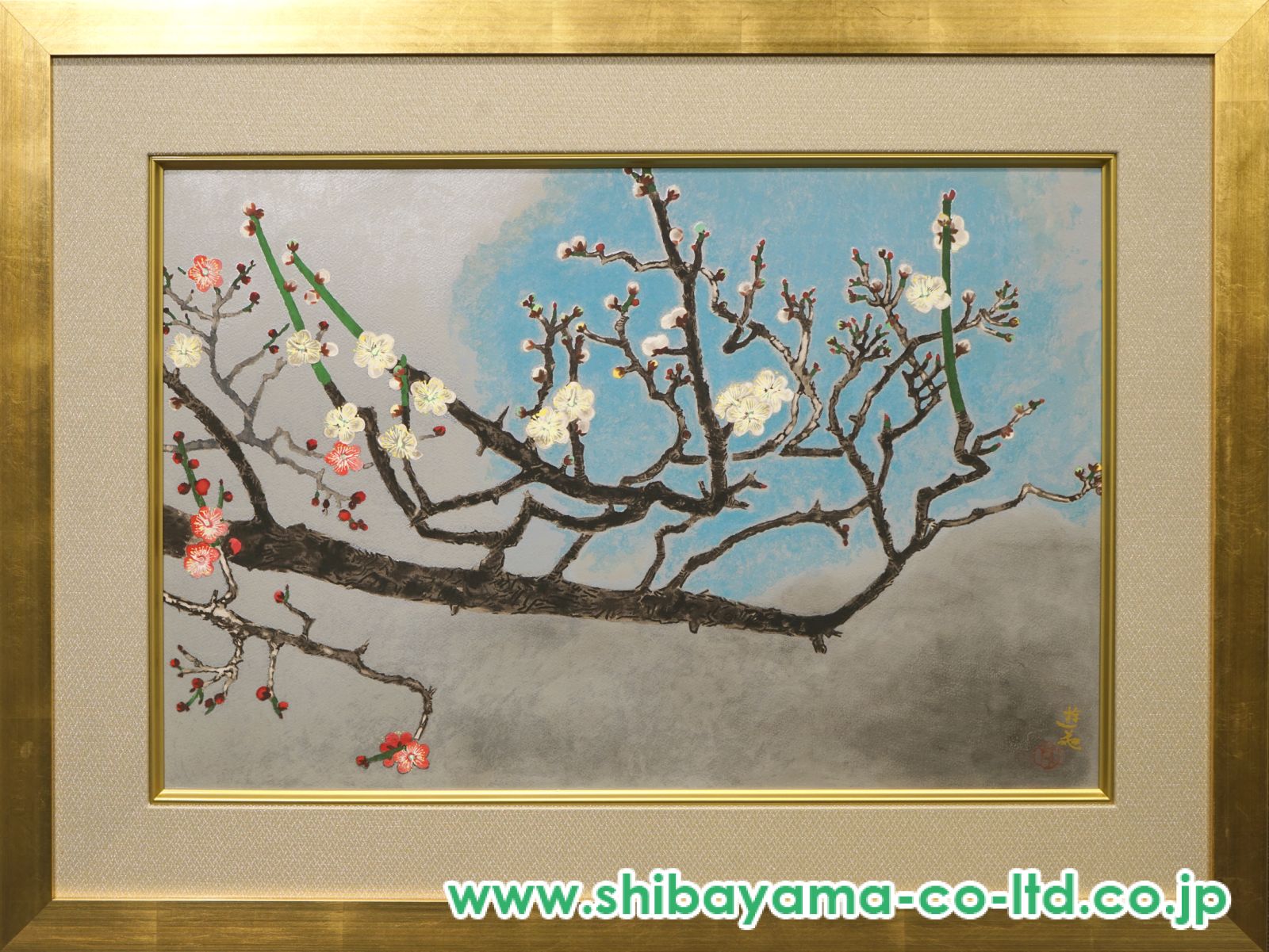 小倉遊亀「うす霜」リトグラフ :: 絵画買取・販売 - シバヤマ