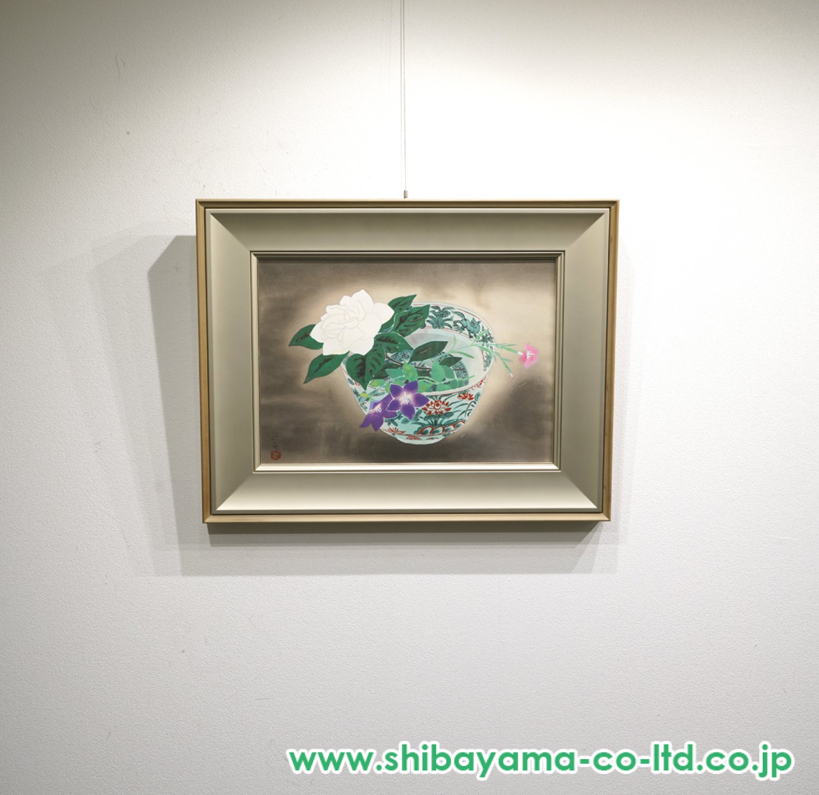極美品✨未使用　小倉遊亀　山茶花　木版画 複製原画　エディション　144/250 gallery-uchida_p1-2134-ky