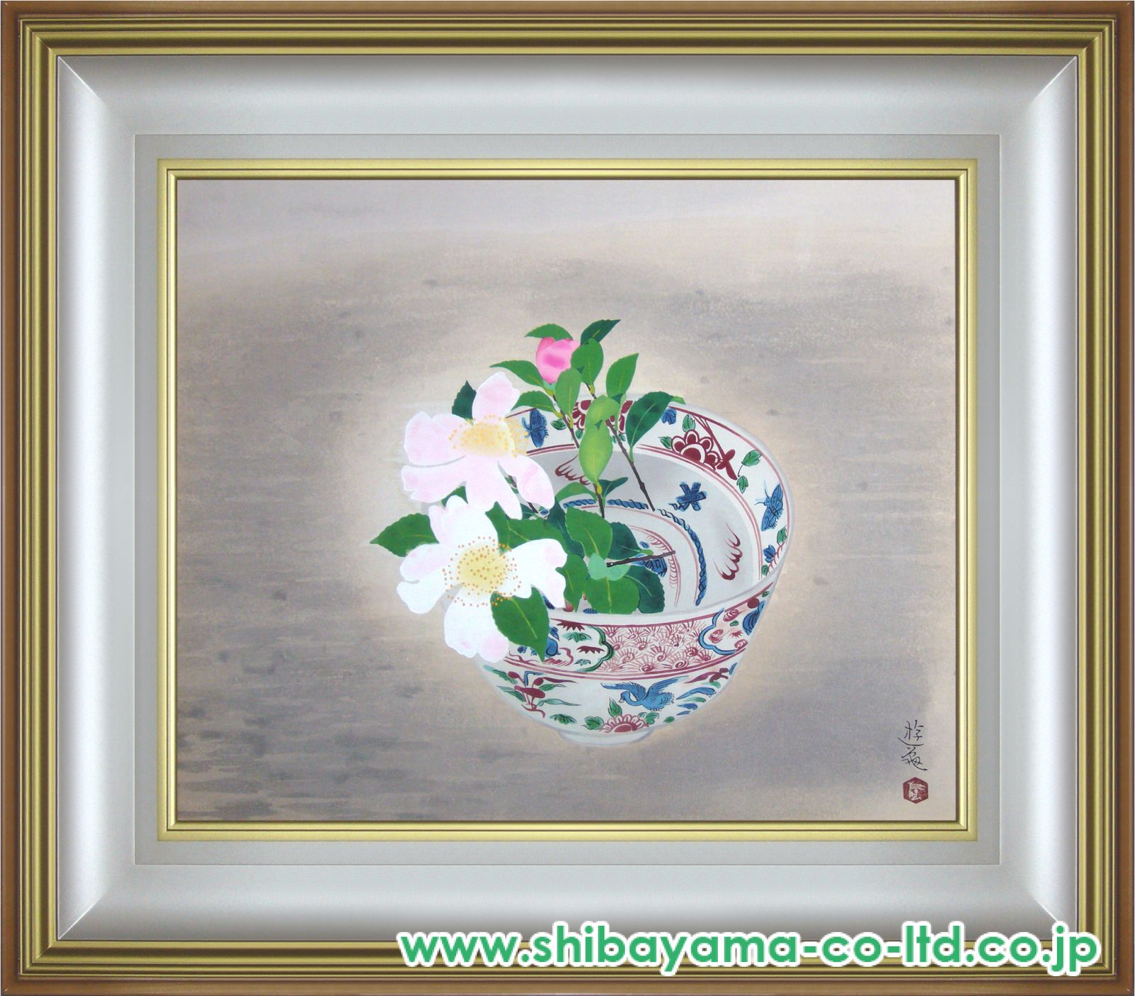 小倉遊亀「赤繪」木版画 :: 絵画買取・販売 - シバヤマ