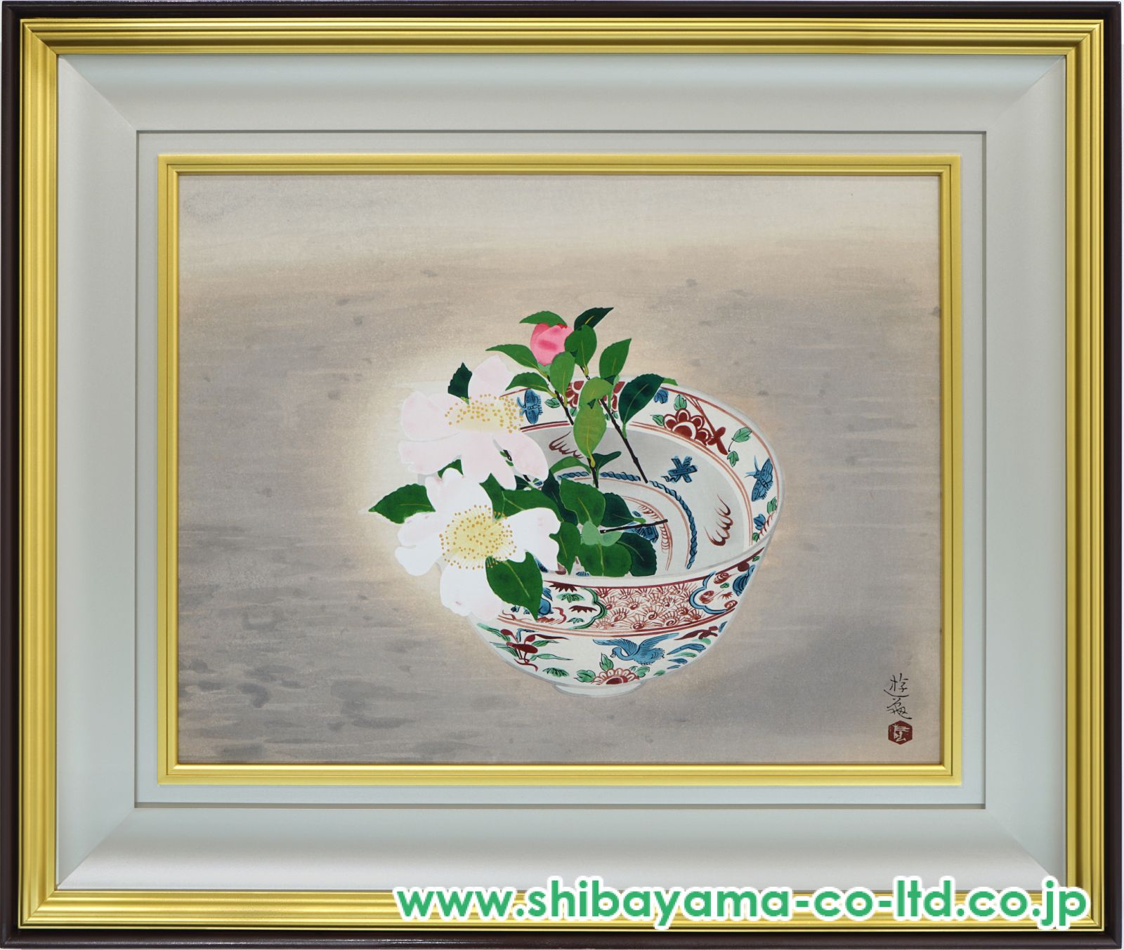 小倉遊亀「赤繪」木版画 :: 絵画買取・販売 - シバヤマ
