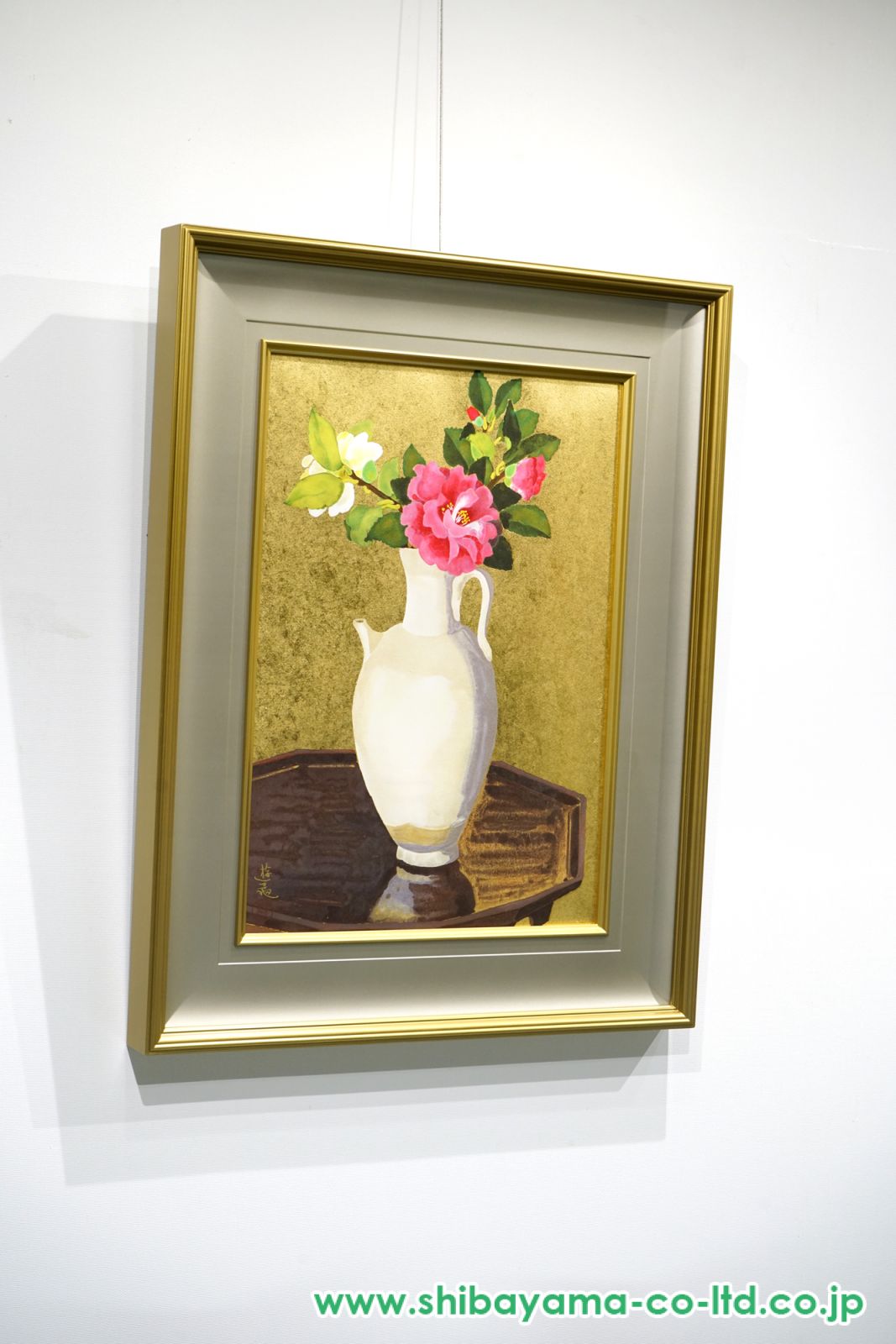 h*u様 小倉遊亀　寿　百寿　状態美品 箱付き 小倉遊亀「椿」木版画 :: 絵画買取・販売 - シバヤマ