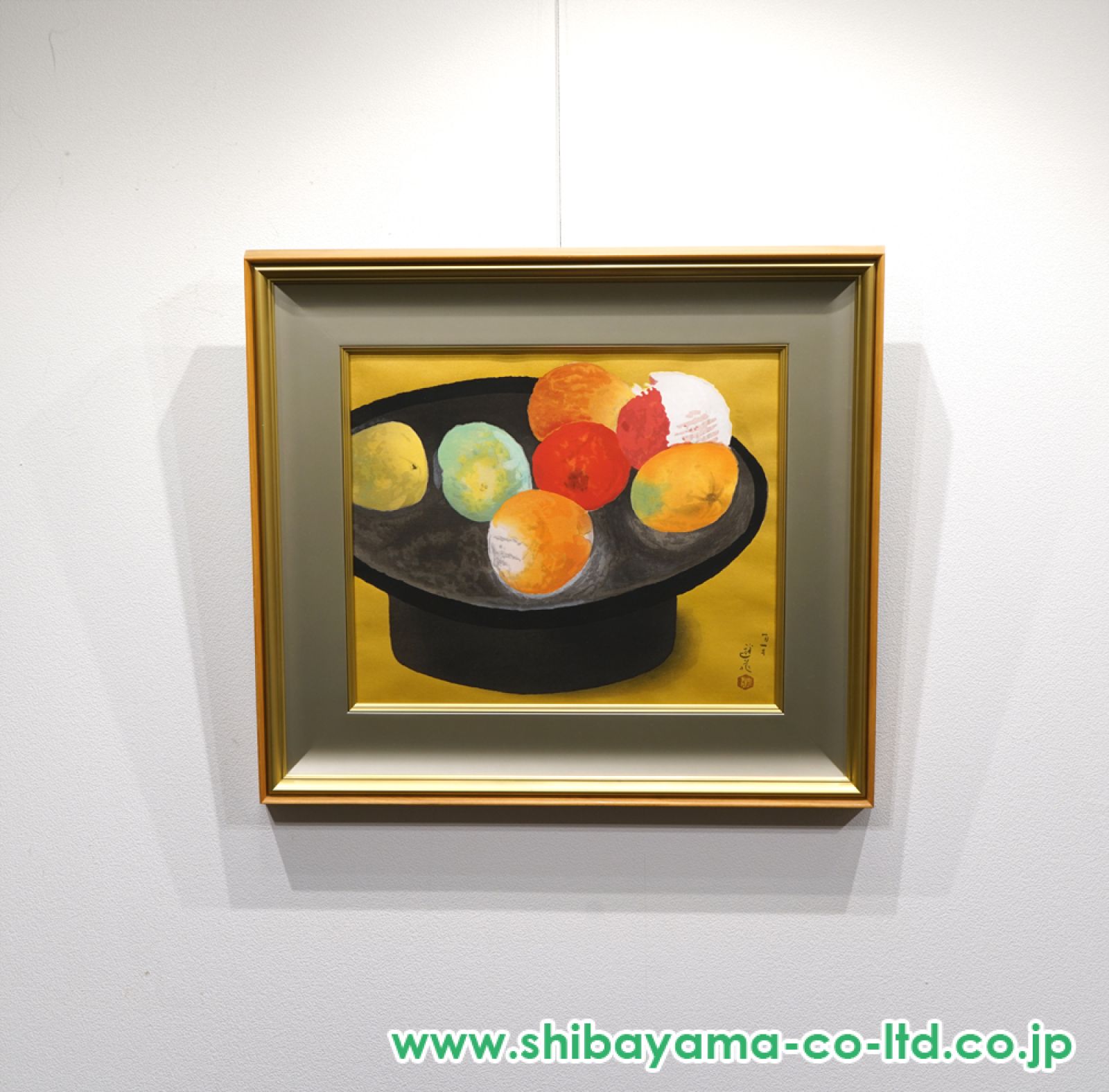 小倉 遊亀【マンゴー】希少画集画、状態良好、新品高級額装付 小倉遊亀、『径』、希少画集画、状態良好、新品高級額装付