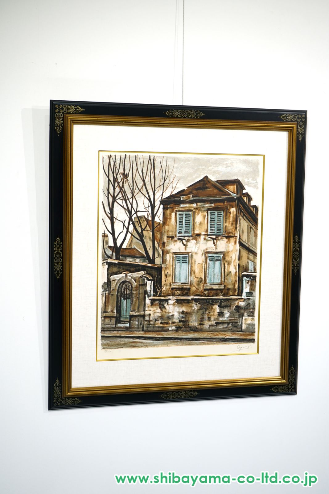 荻須高徳「修道院」リトグラフ :: 絵画買取・販売 - シバヤマ