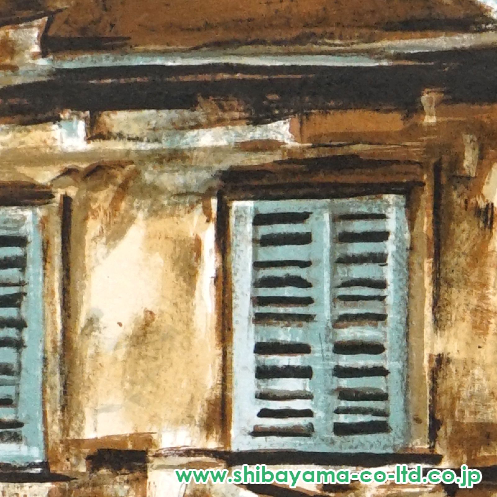 荻須高徳 「修道院」 リトグラフ 版画 絵画 荻須高徳 『修道院』 リトグラフ - 北海道画廊