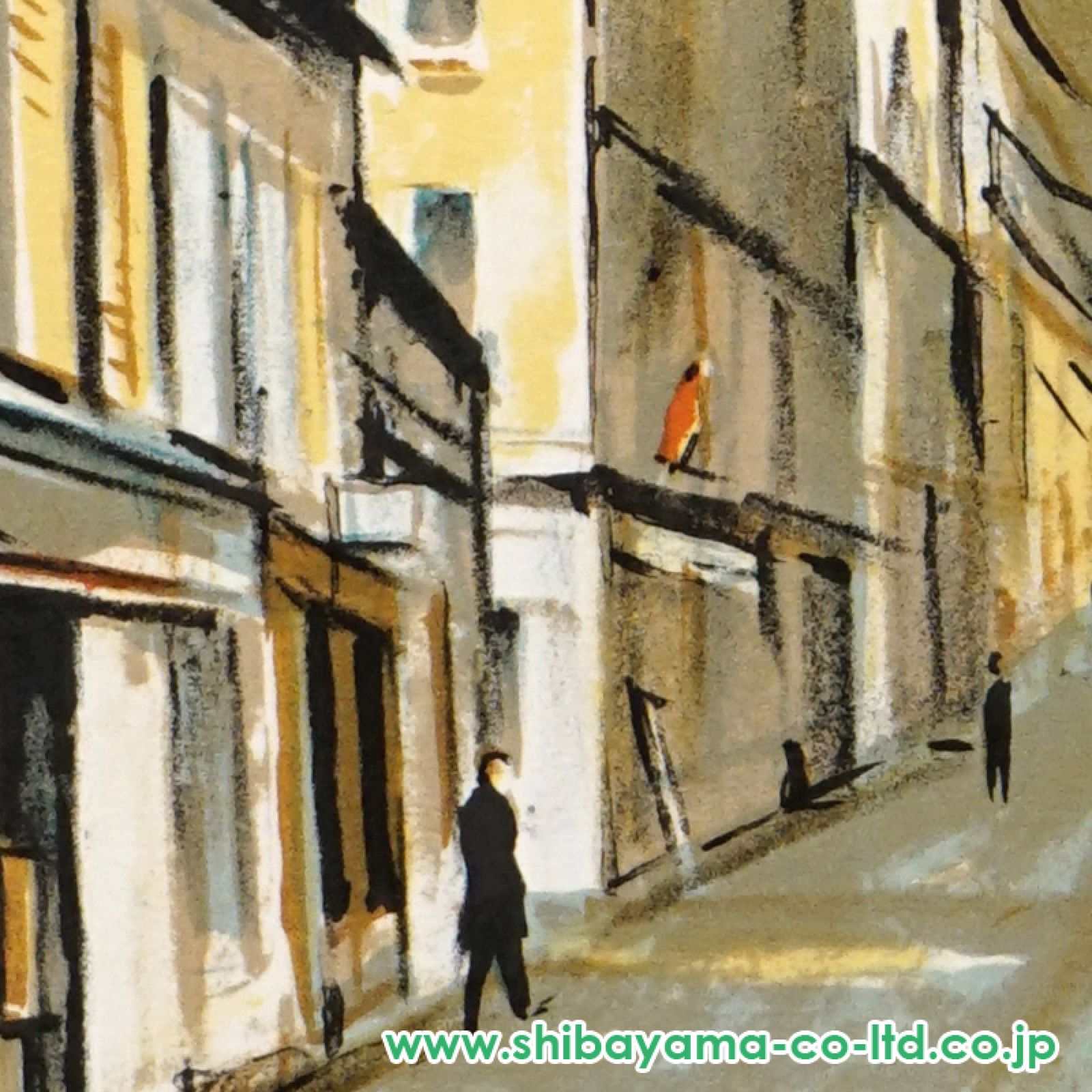 荻須高徳「街と並木」リトグラフ :: 絵画買取・販売 - シバヤマ