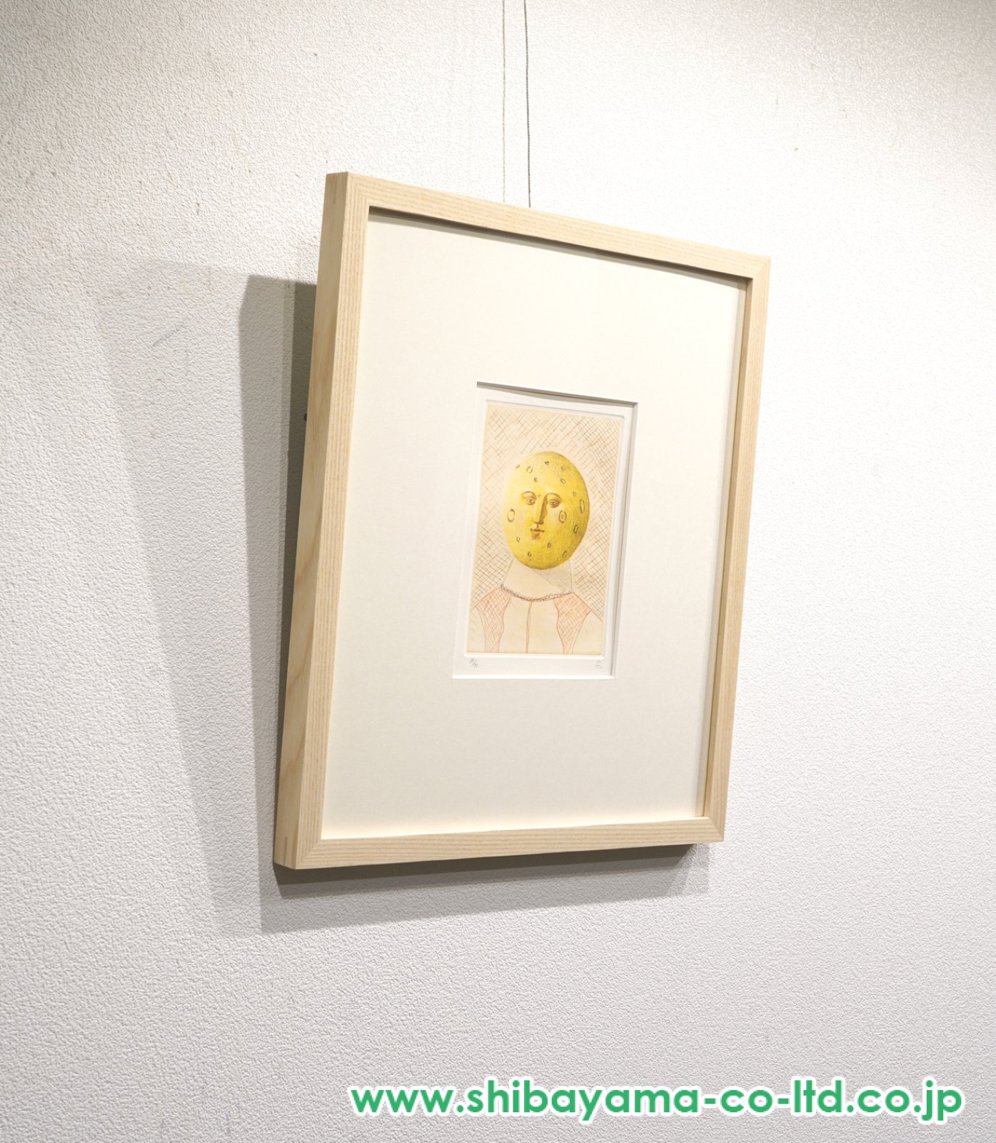 有元利夫「版画集「一千一秒物語」より『THE MOONMAN 版画集「一千一秒