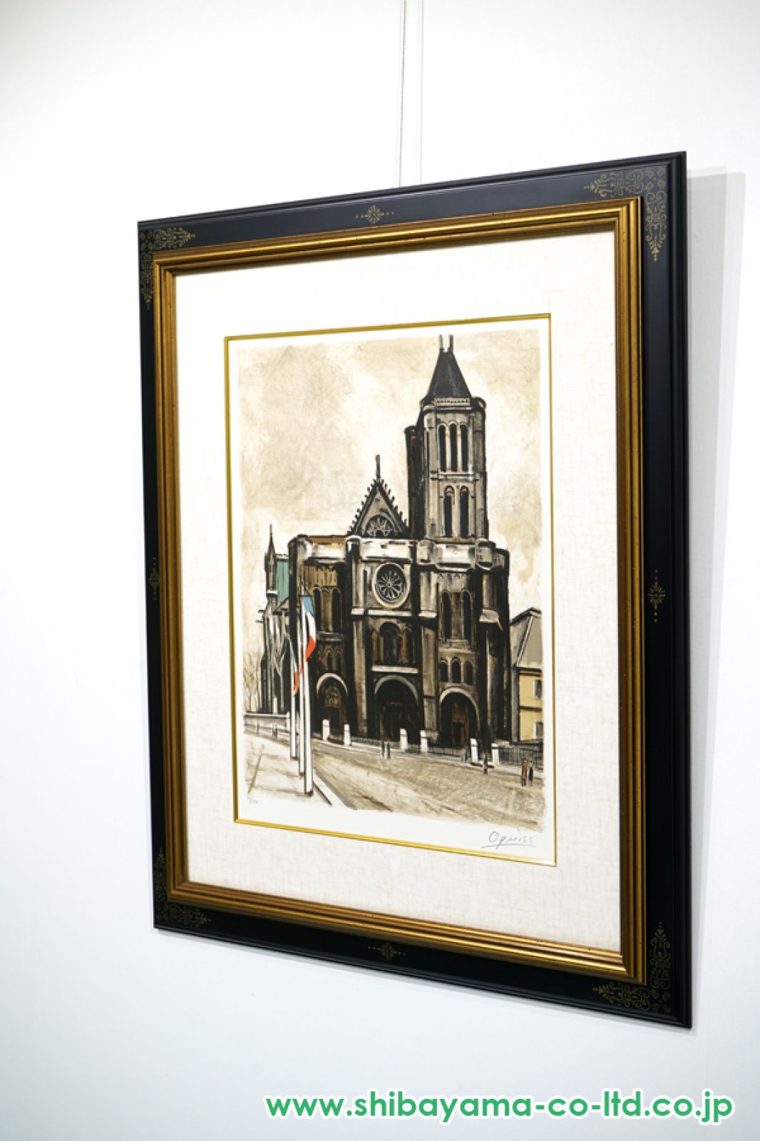 荻須高徳「サンドニ伽藍」リトグラフ :: 絵画買取・販売 - シバヤマ