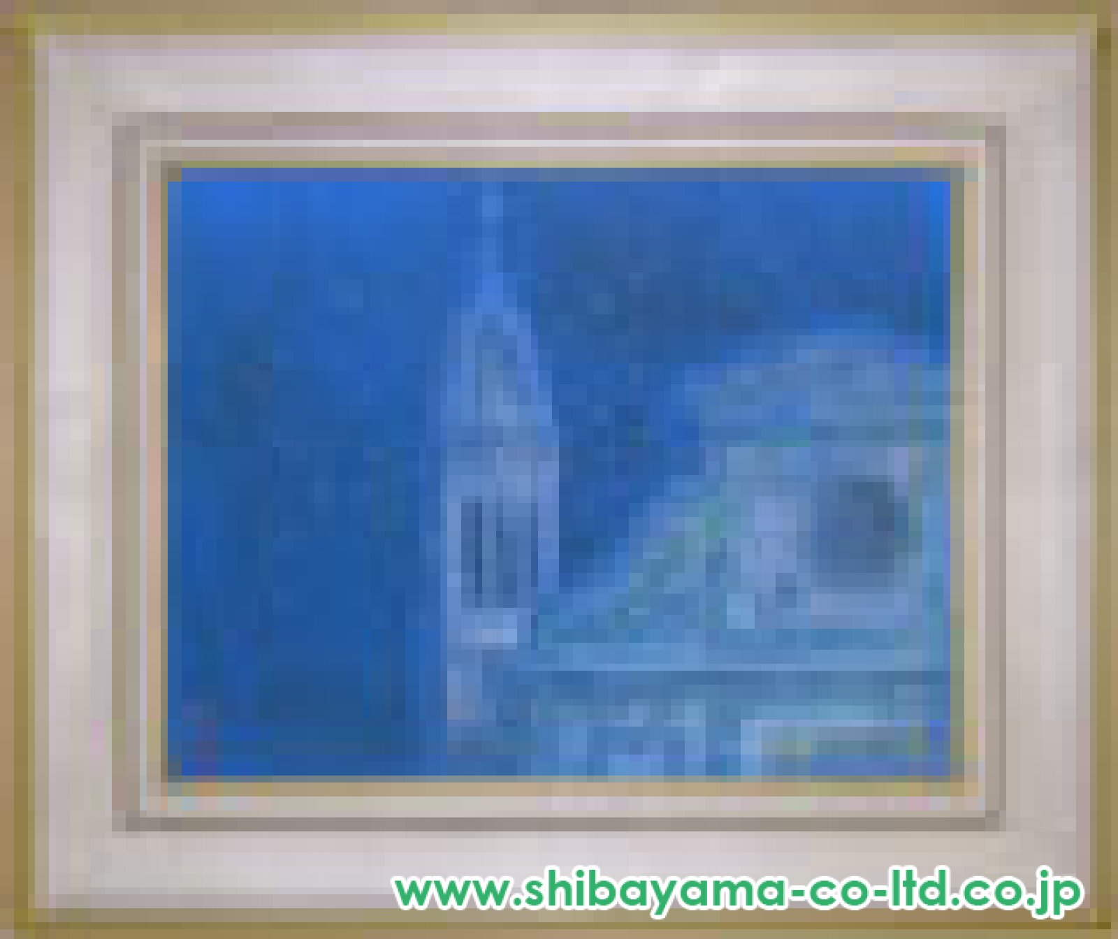 野村義照「フィレンツェの雪」日本画 10号 :: 絵画買取・販売 - シバヤマ