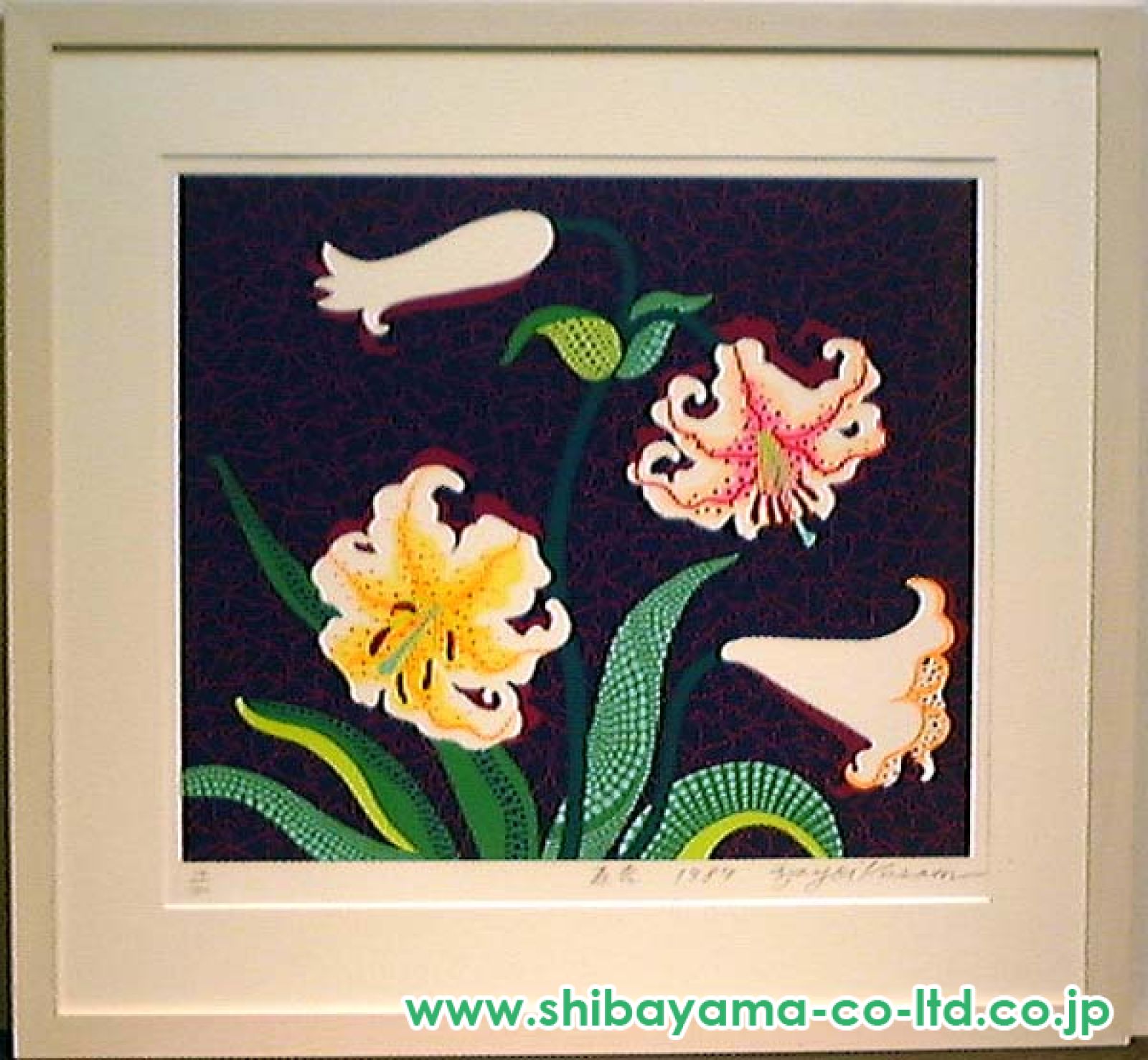 絵画　花　草 Amazon | 水墨画（墨彩）招福「さくら 桜」 花《原画》色紙 絵画