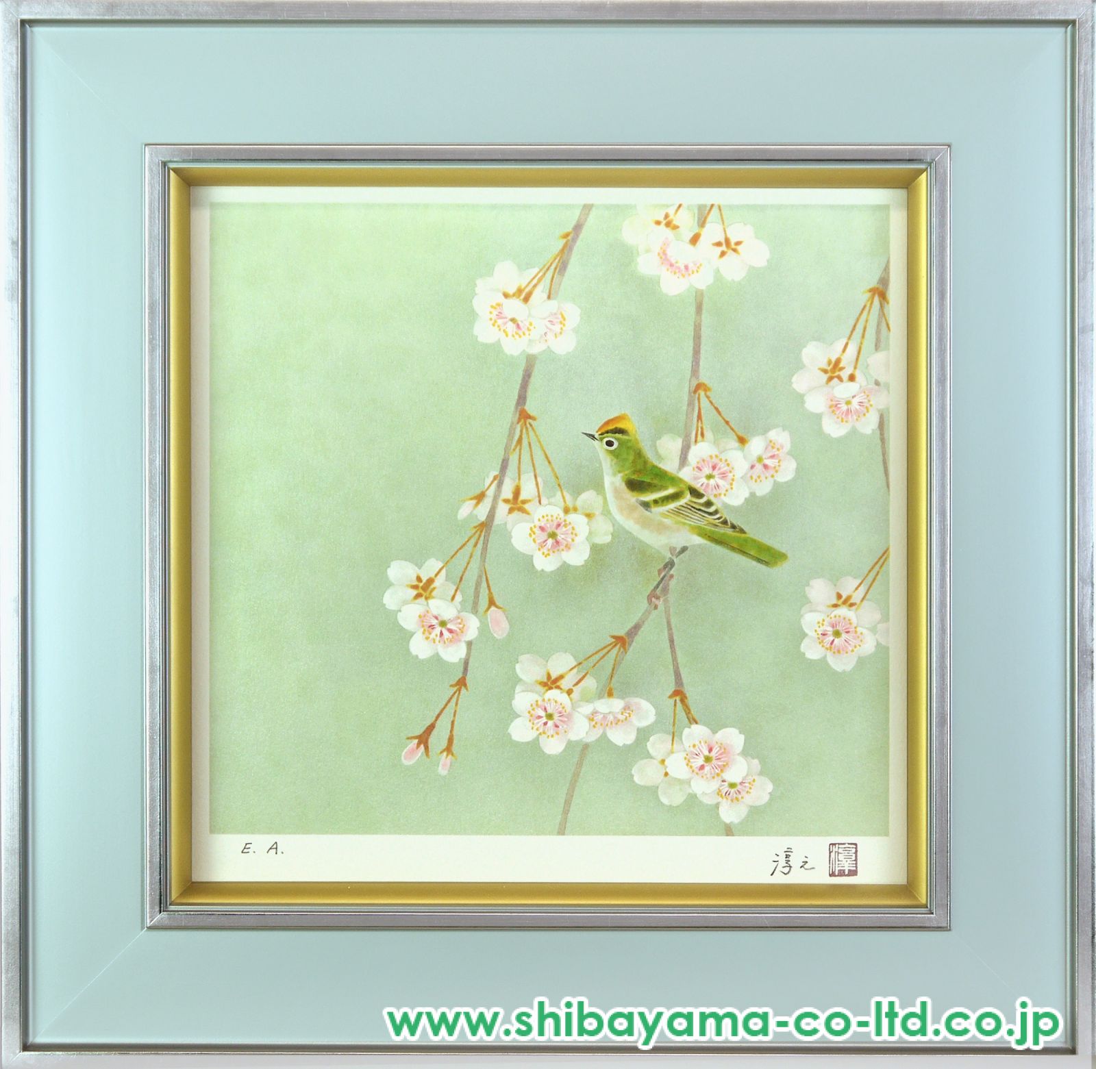 上村淳之「小さな四季より『春光』」リトグラフ :: 絵画買取