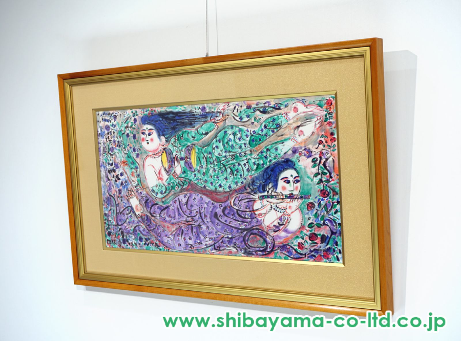 ♥掛軸　拓本　慈航普渡図　観音像　掛け軸　骨董品 真作】狩野常信/菊慈童図/横物/掛軸☆宝船☆Z-545の通販 by 掛軸