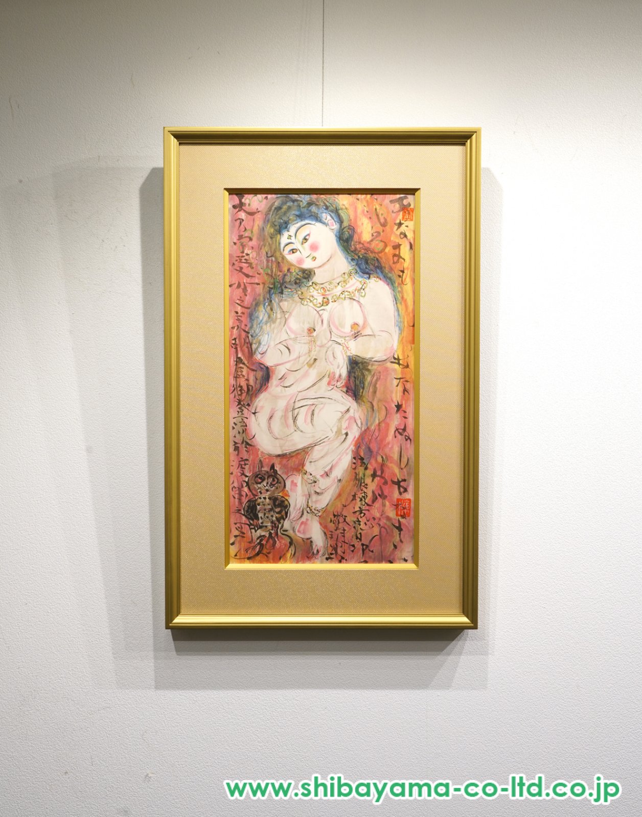 棟方志功「天乃宇受女之美胡登図」リトグラフ :: 絵画買取・販売