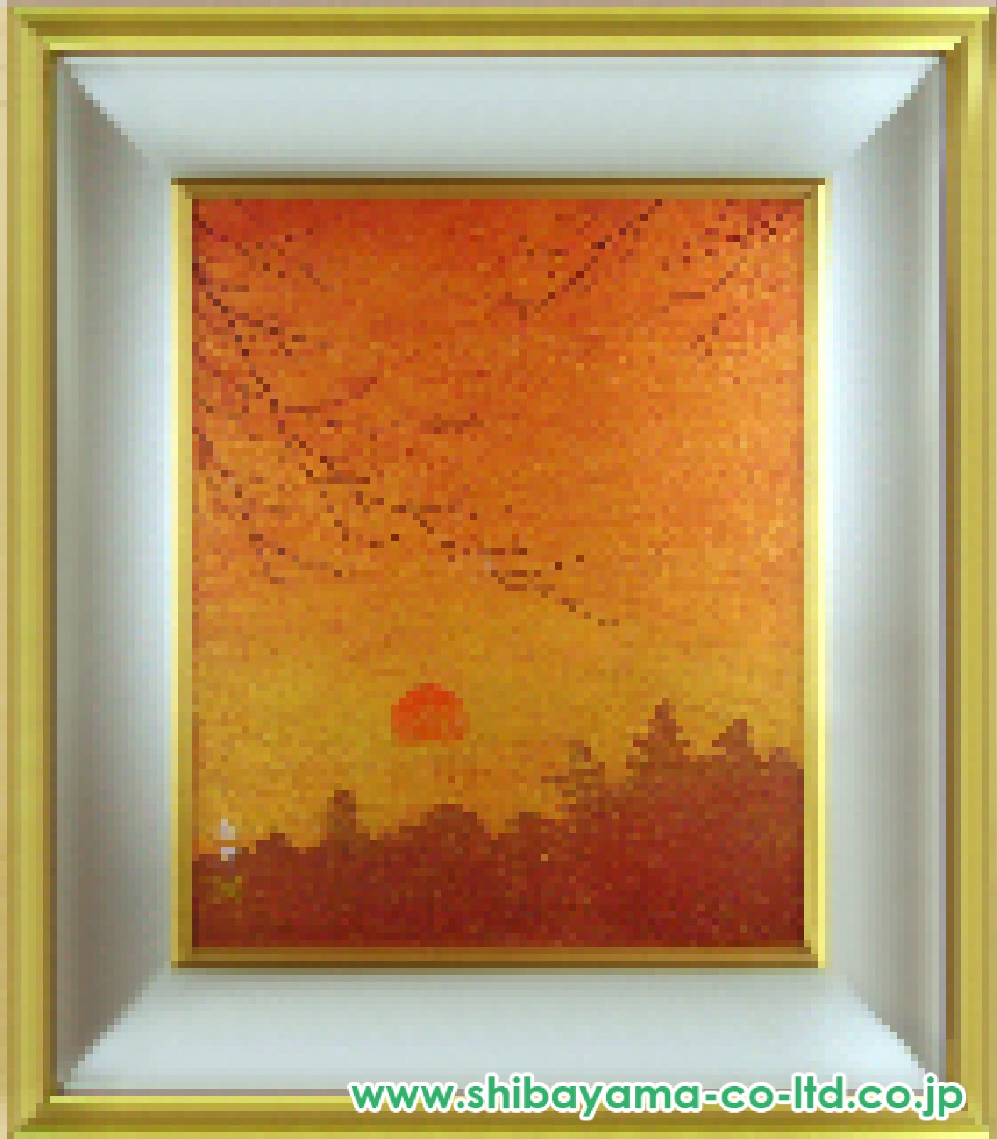 森田和彦「錦秋」日本画 F8号 :: 絵画買取・販売 - シバヤマ