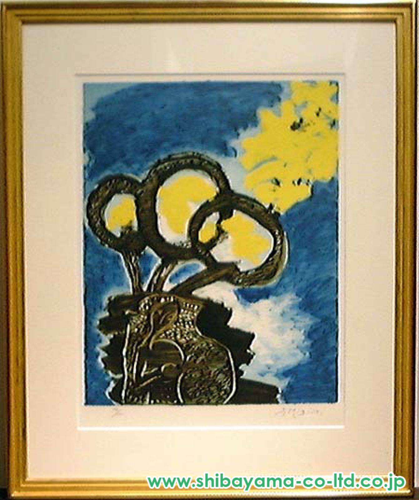 三岸節子 【花】 リトグラフ 三岸節子 『花』 リトグラフ - 北海道画廊