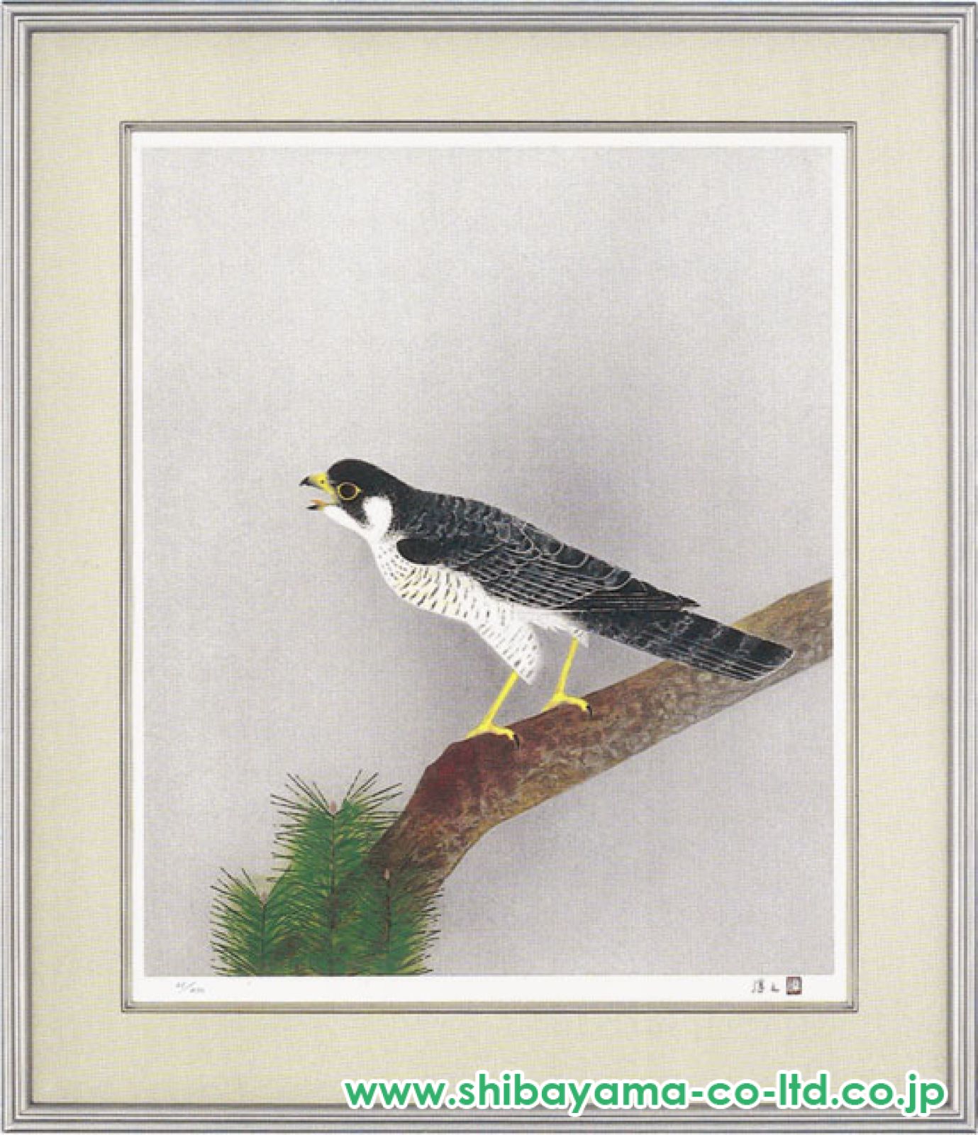 上村淳之「隼」リトグラフ :: 絵画買取・販売 - シバヤマ