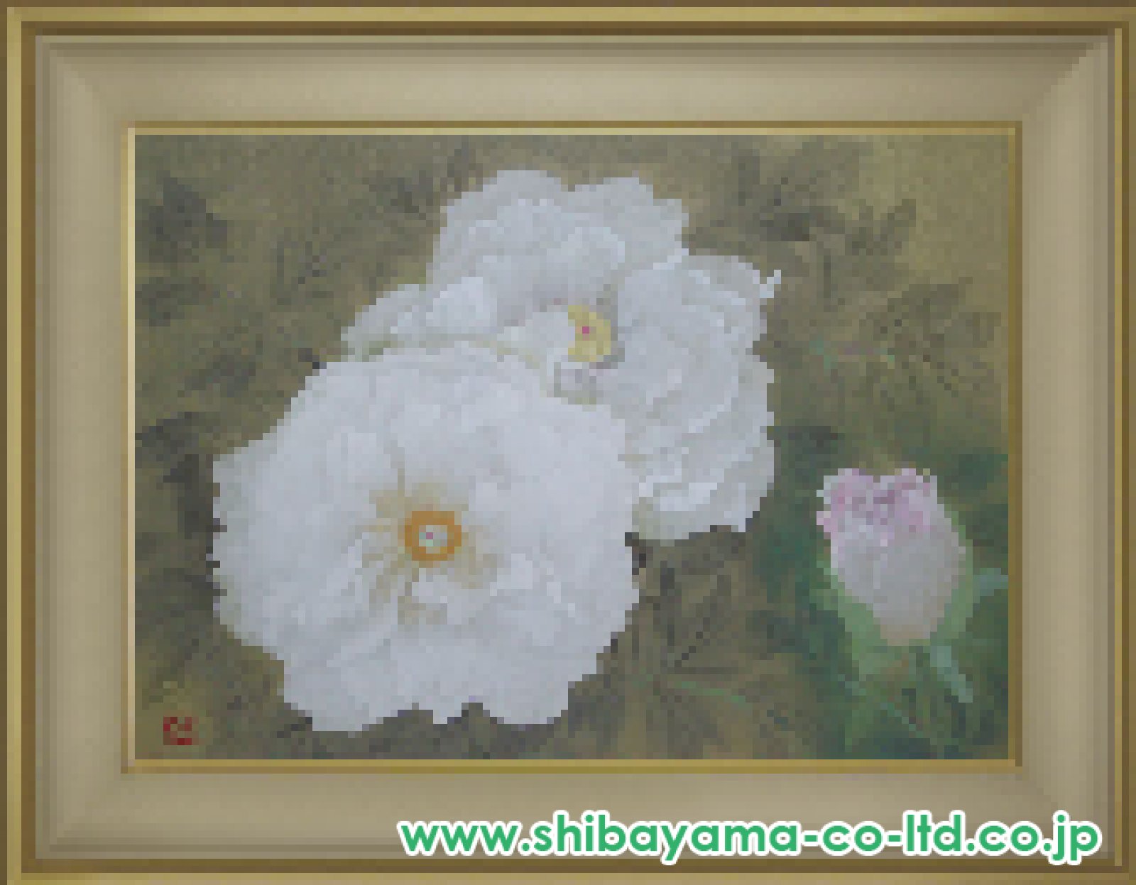 ♥松尾敏男画伯 版画作品「春耀富貴」 限定180部 豪華額装 3518_52b4e73082436839876261.jpg