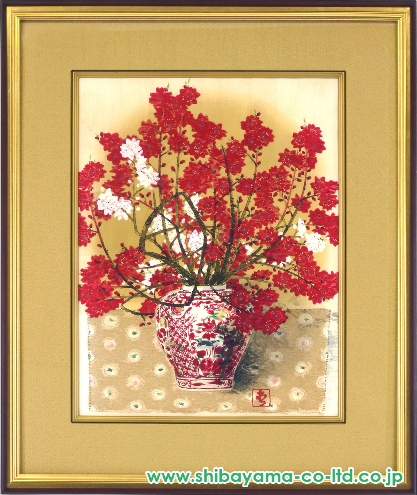 前田青邨　墨画淡彩　龍安石庭　扁額 M 前田青邨「桃花」木版画 :: 絵画買取・販売 - シバヤマ