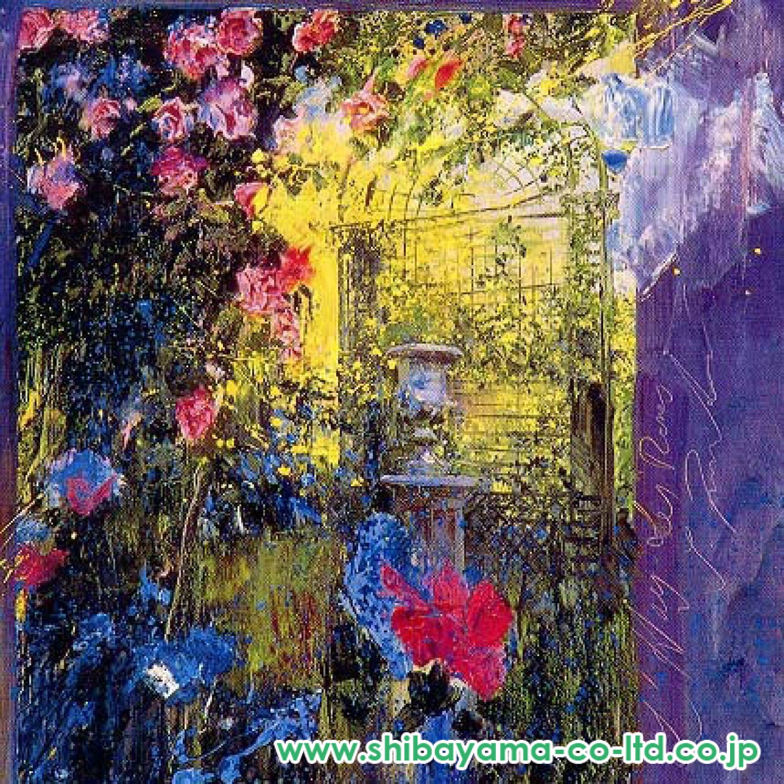 真作 トレンツ・リャド 「野ばら」シルクスクリーン 絵画 真作】【WISH】トレンツ・リャド J.Torrents Llado「花咲くころ