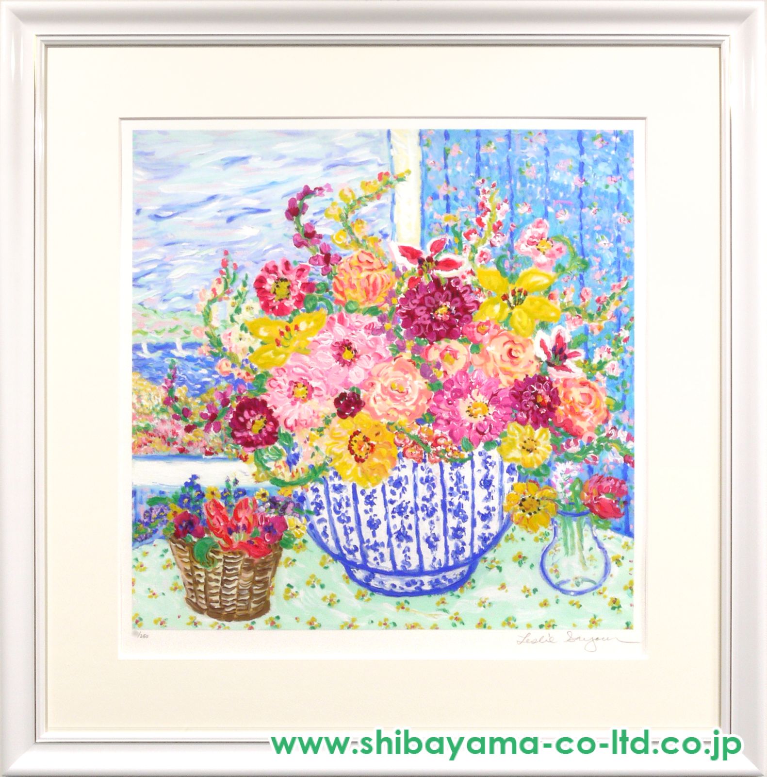 レスリー・セイヤー「チアフル・ブーケ Cheerful Bouquet