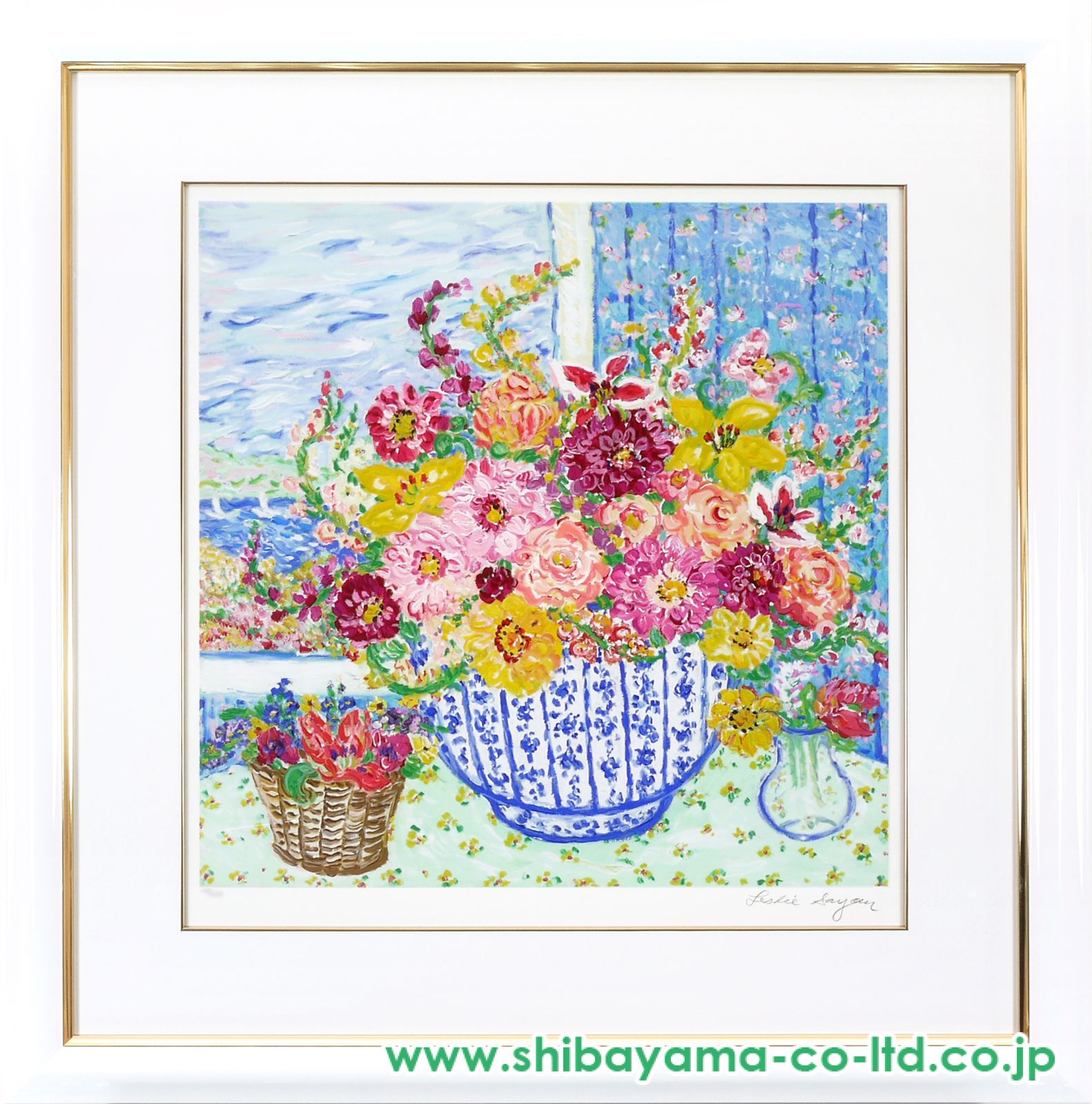 レスリー・セイヤー「チアフル・ブーケ Cheerful Bouquet