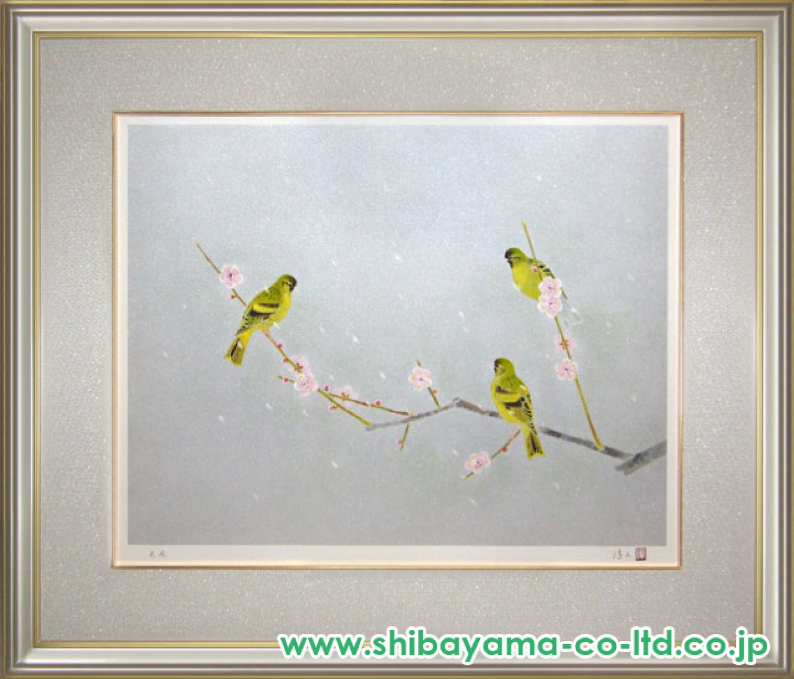 上村淳之「雪の日」リトグラフ :: 絵画買取・販売 - シバヤマ