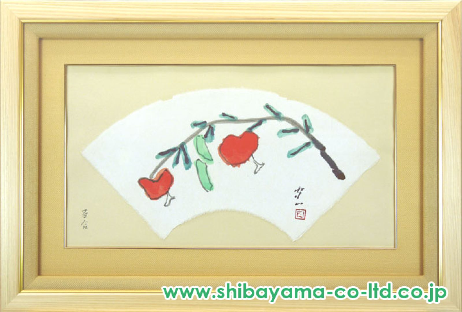 熊谷守一のつばき　木版画 熊谷守一のつばき 木版画 美術品・アンティーク・コレクション