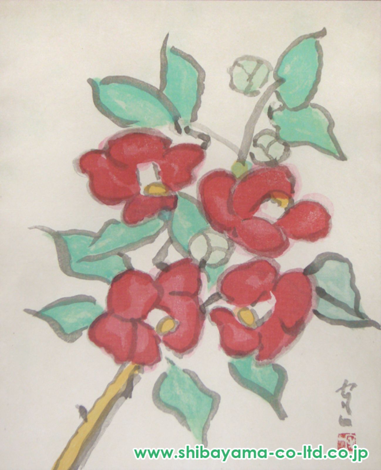熊谷守一 肉筆 水彩画 色紙 小品 ガマ B-13］熊谷守一 色紙「ガマ」 孤高の画家 模写（2025年最新Yahoo