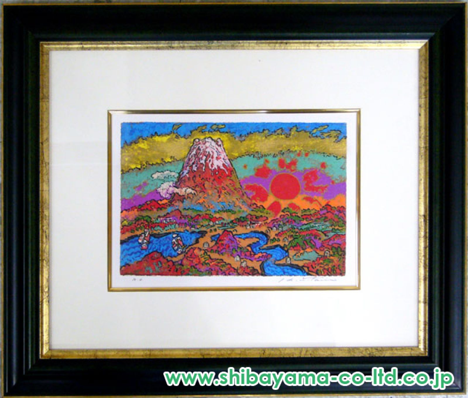 絹谷幸二「不二」リトグラフ :: 絵画買取・販売 - シバヤマ