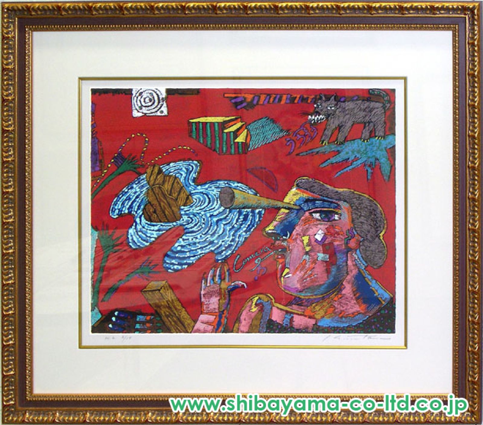 絹谷幸二 デッサン、ぺん画、他 絹谷幸二 - 絵画・美術品の買取査定【アート＆フレーム 株式会社