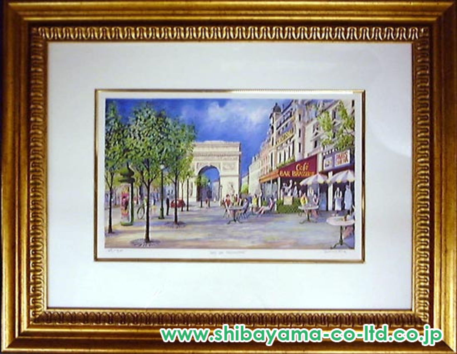 ジェレミー・キング「凱旋門」リトグラフ :: 絵画買取・販売