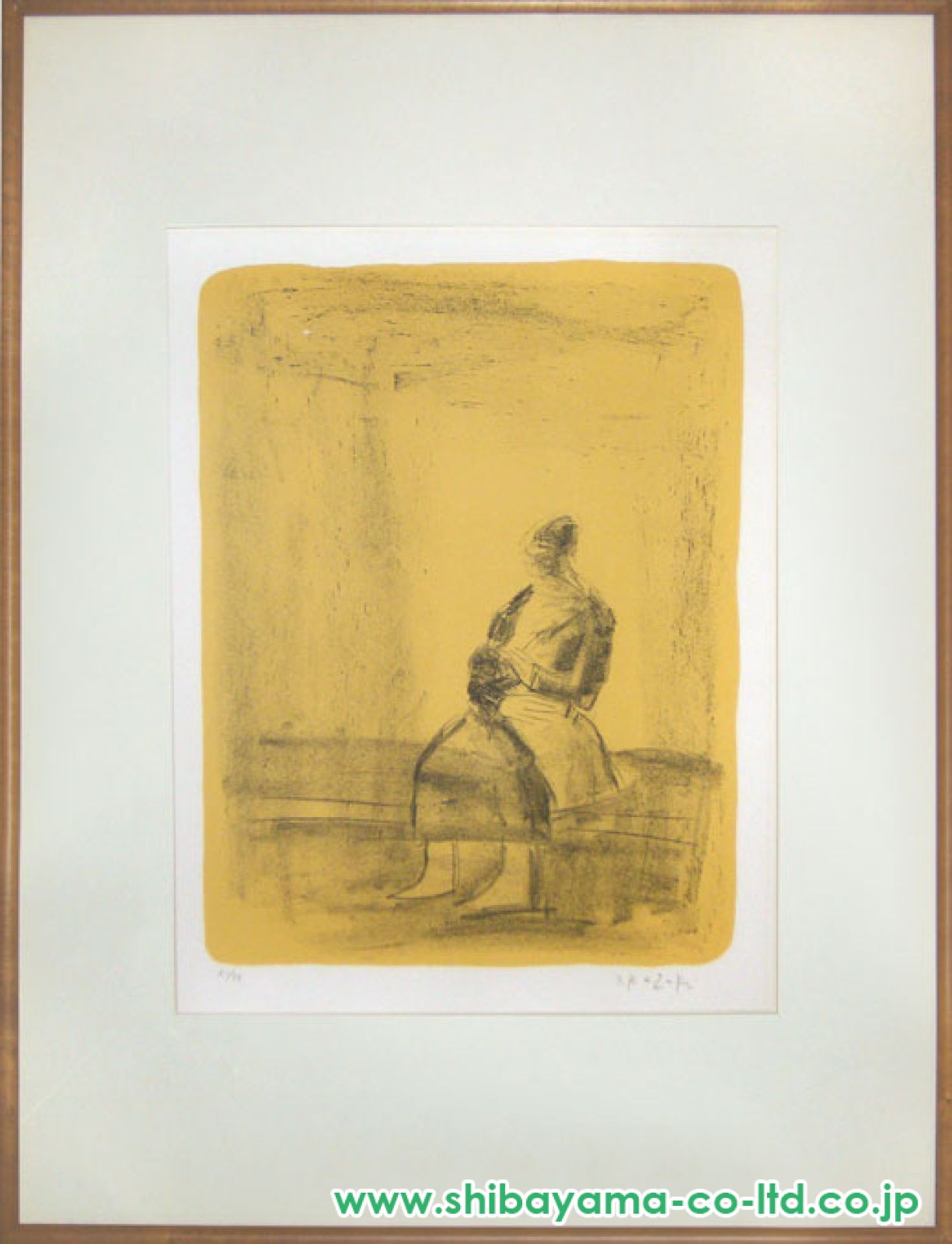 【真作保証】香月泰男「摩周湖」リトグラフ 直筆サイン 100部限定 版画 絵画 真作保証】香月泰男「摩周湖」リトグラフ 直筆サイン 100部限定