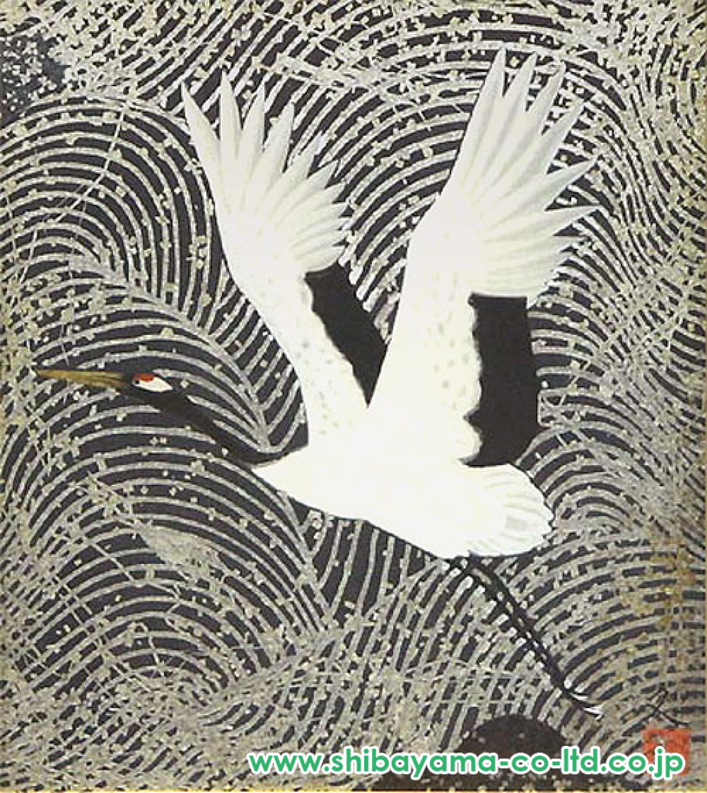 加山又造 【濤】木版画 加山又造 濤 | 絵画など美術品の販売と買取 | 東京・銀座 おいだ美術