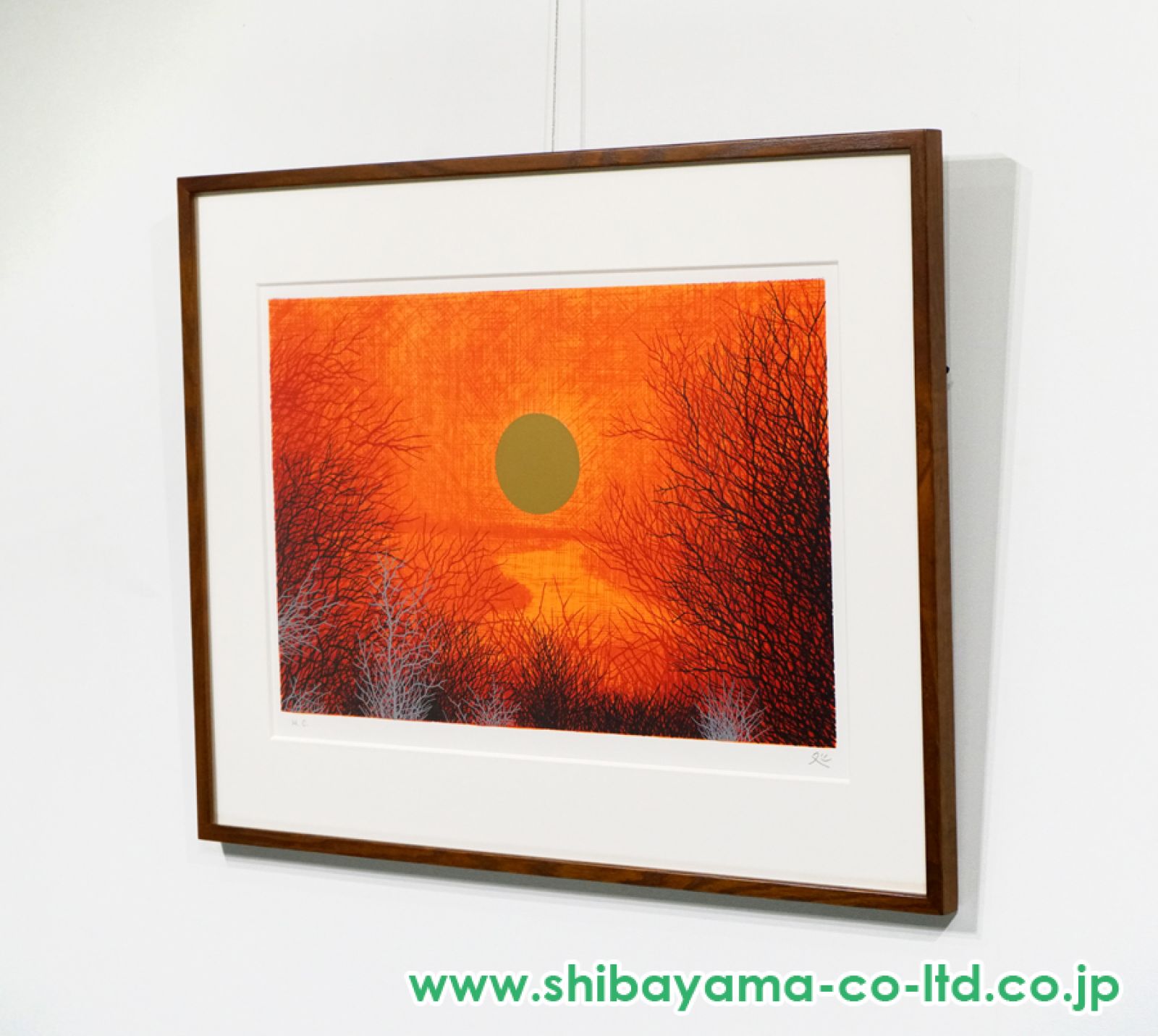 加山又造 「赫」 日本画 工芸画 岩彩画 額装 飾物 加山又造 「赫」 日本画 工芸画 岩彩画 額装 飾物