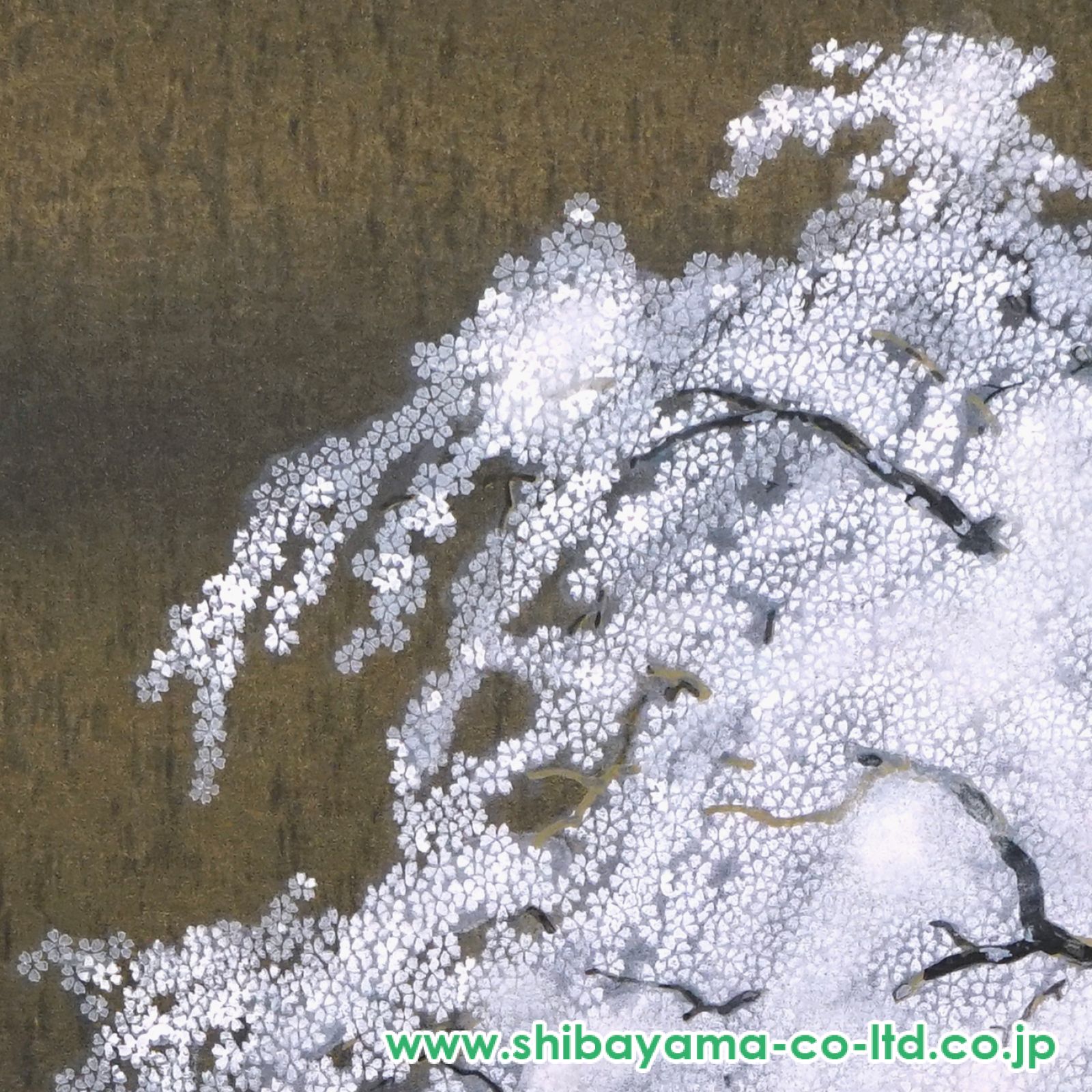 加山又造「夜桜」木版画 :: 絵画買取・販売 - シバヤマ
