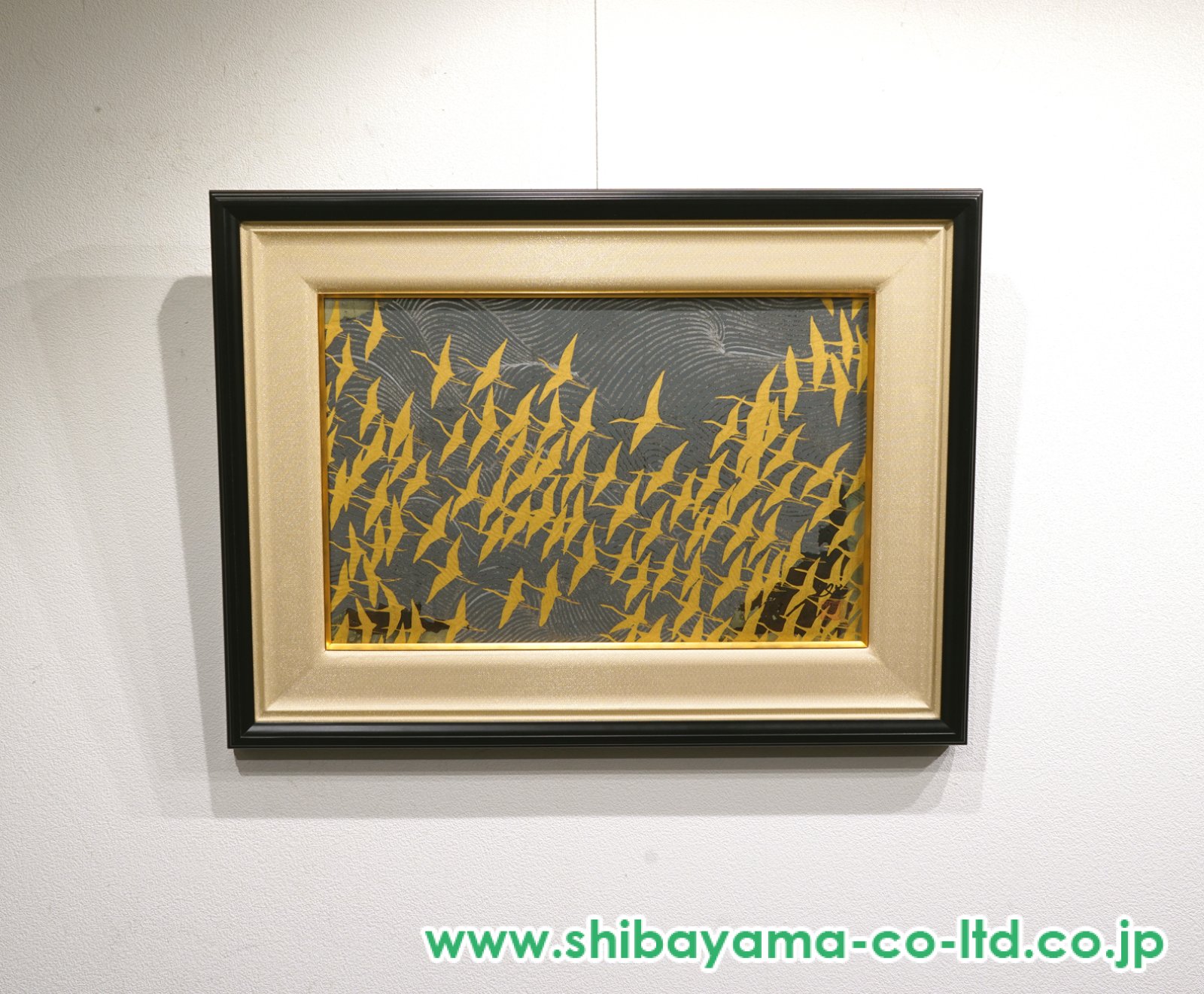 加山又造「濤と鶴・福」木版画 :: 絵画買取・販売 - シバヤマ