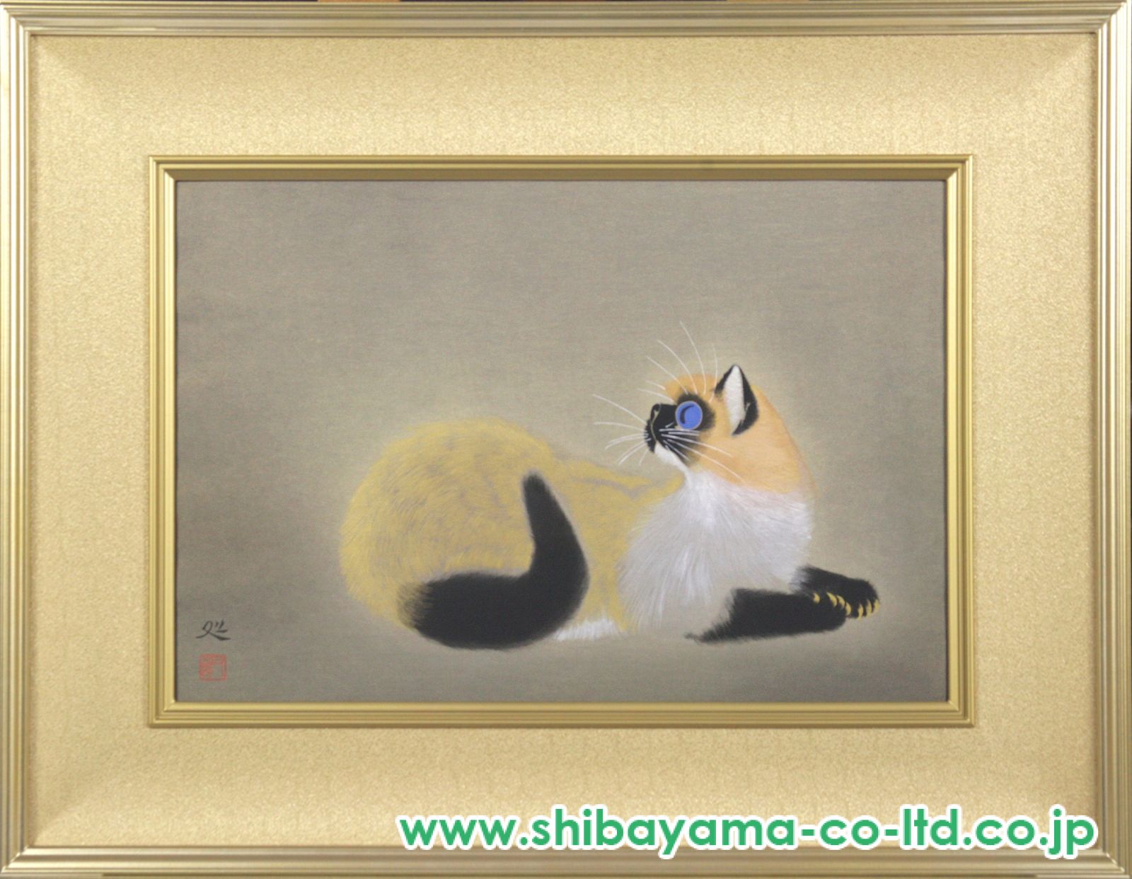 加山又造 【濤】木版画 加山又造「濤と鶴・寿」木版画 :: 絵画買取・販売 - シバヤマ