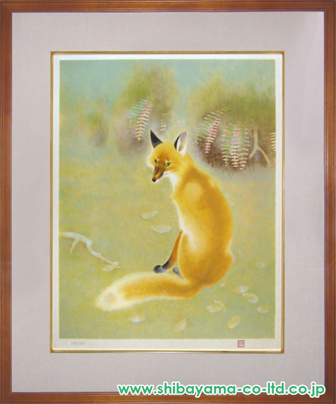 山口華楊「山野辺」リトグラフ :: 絵画買取・販売 - シバヤマ
