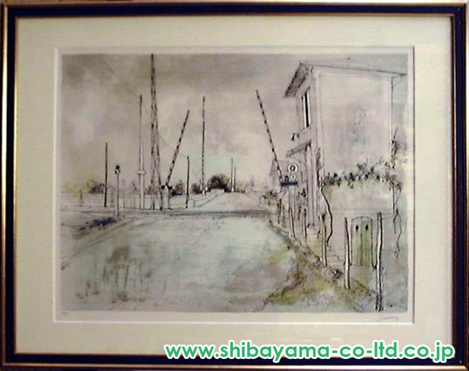 ジャンジャンセン絵画　特大 ジャン・ジャンセン 『憂鬱』 リトグラフ - 北海道画廊