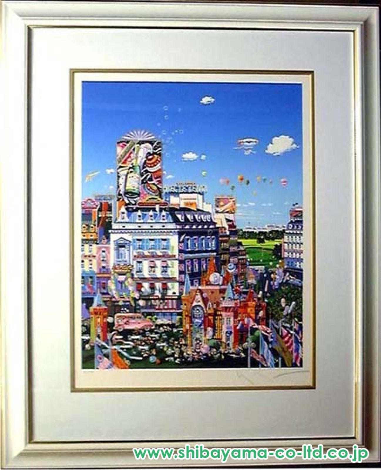 ヒロ・ヤマガタ「サマーカーニバル」シルクスクリーン :: 絵画