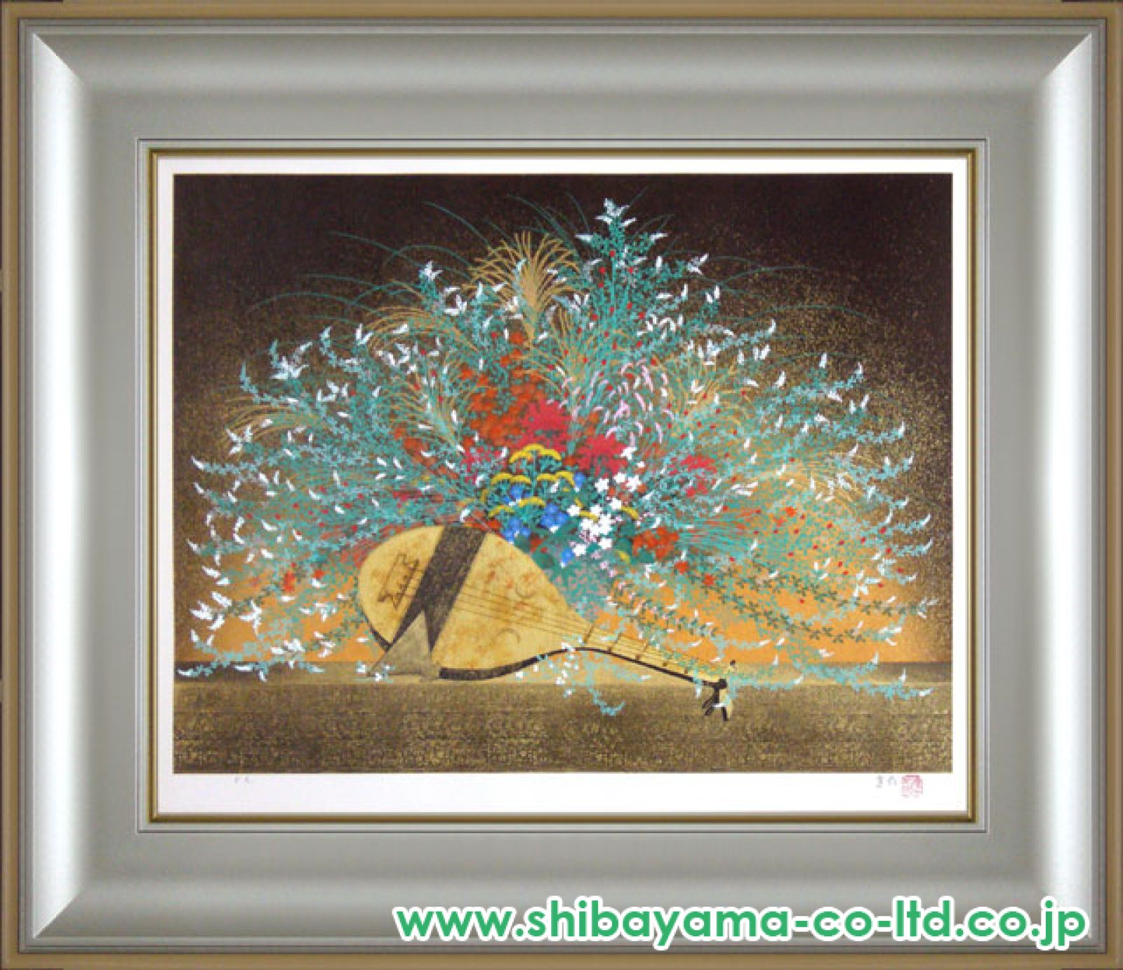 石踊達哉「秋の響」リトグラフ :: 絵画買取・販売 - シバヤマ