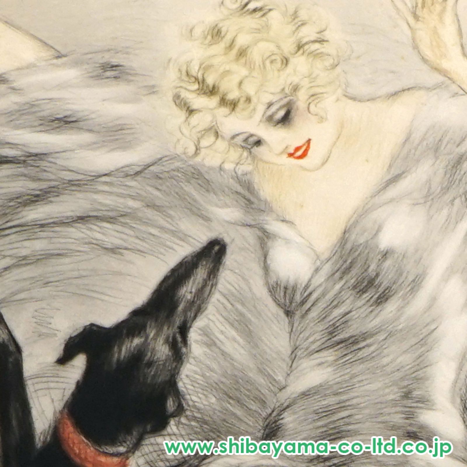 ルイ・イカール「狩猟 Ⅱ Coursing Ⅱ」エッチング :: 絵画買取