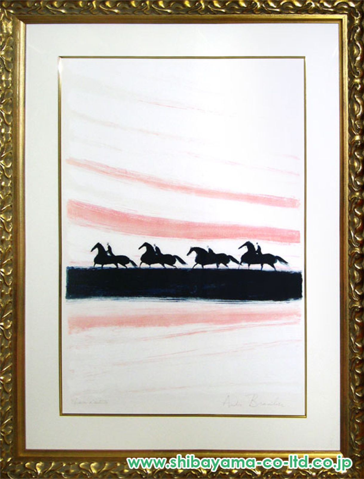 アンドレ・ブラジリエ「馬」リトグラフ :: 絵画買取・販売