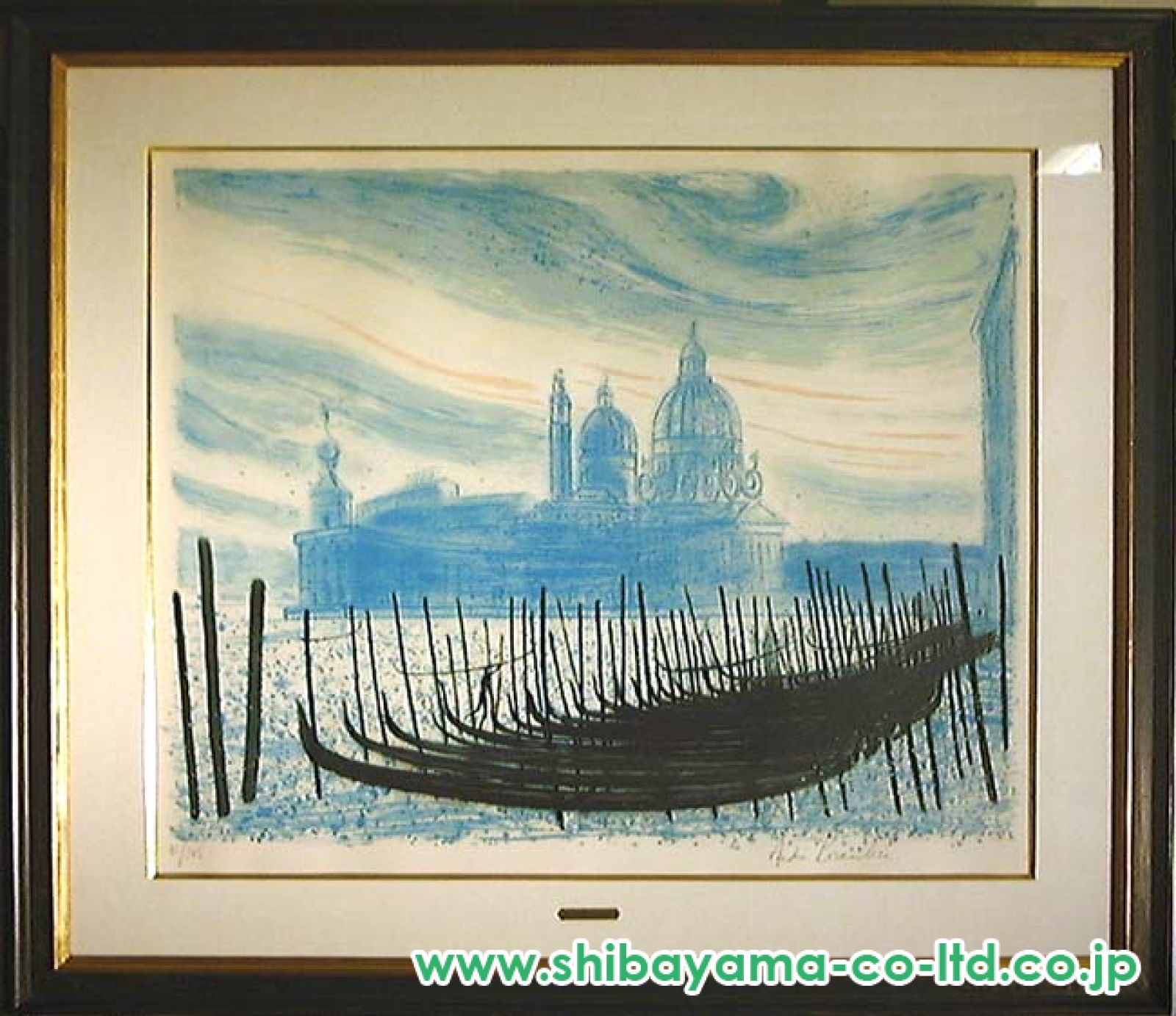 アンドレ・ブラジリエ「ベニス」リトグラフ :: 絵画買取・販売
