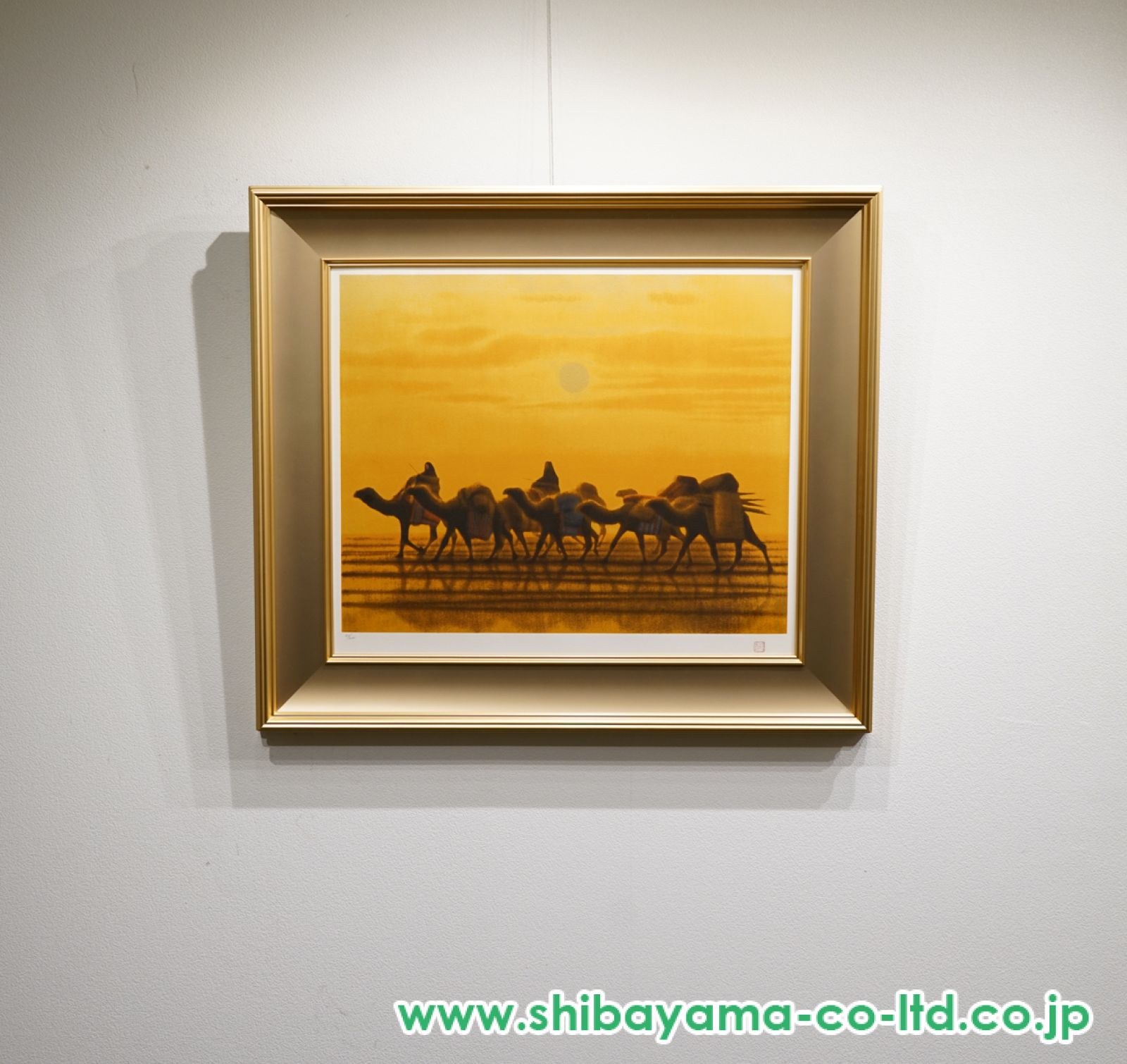 平山郁夫　平和のキャラバン 平山郁夫「平和のキャラバン(西)月」リトグラフ :: 絵画買取