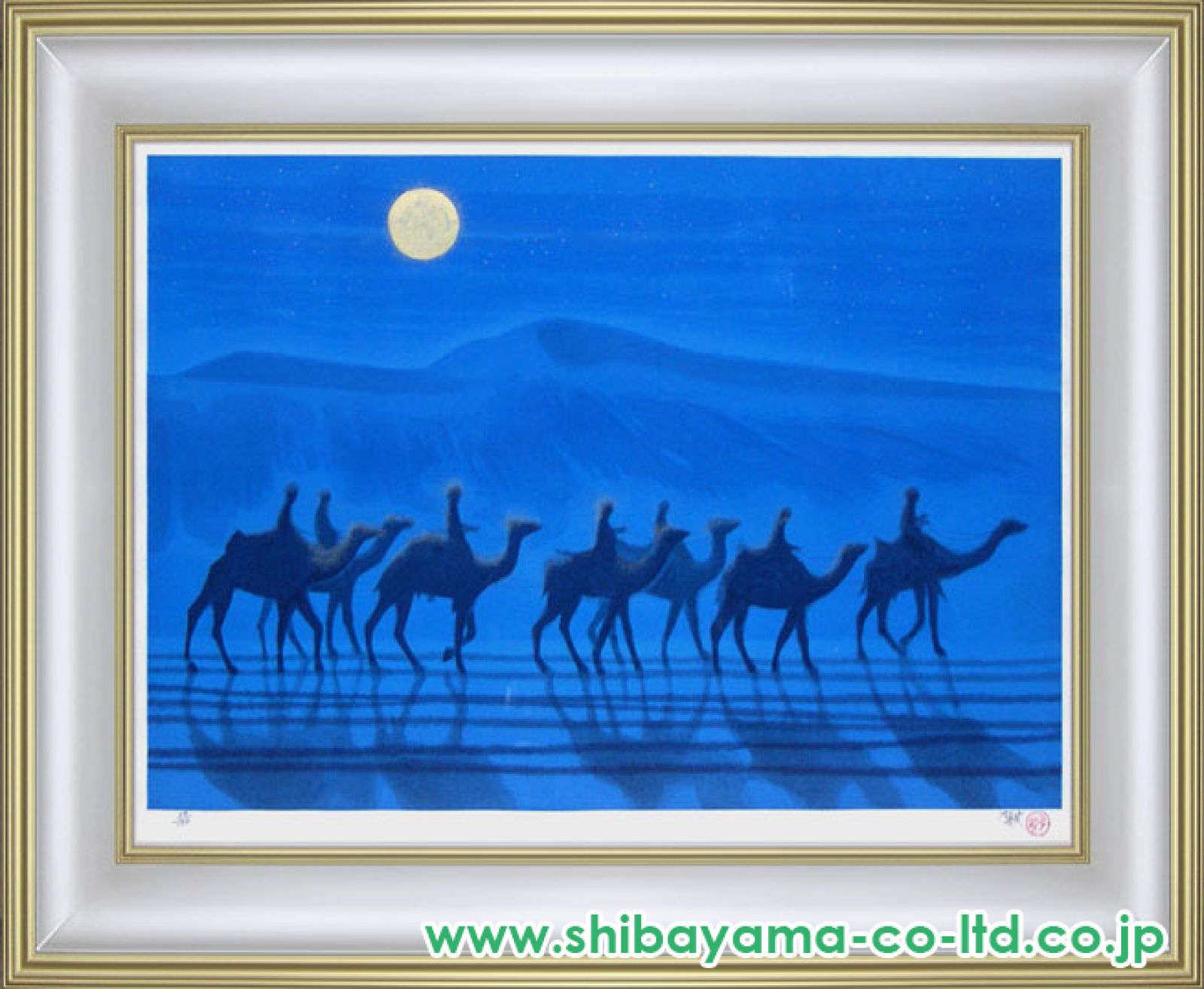 公募展入選作家による直筆現代アート作品　ラクダ山No.1 4893_52ba9207958b4812428610.jpg