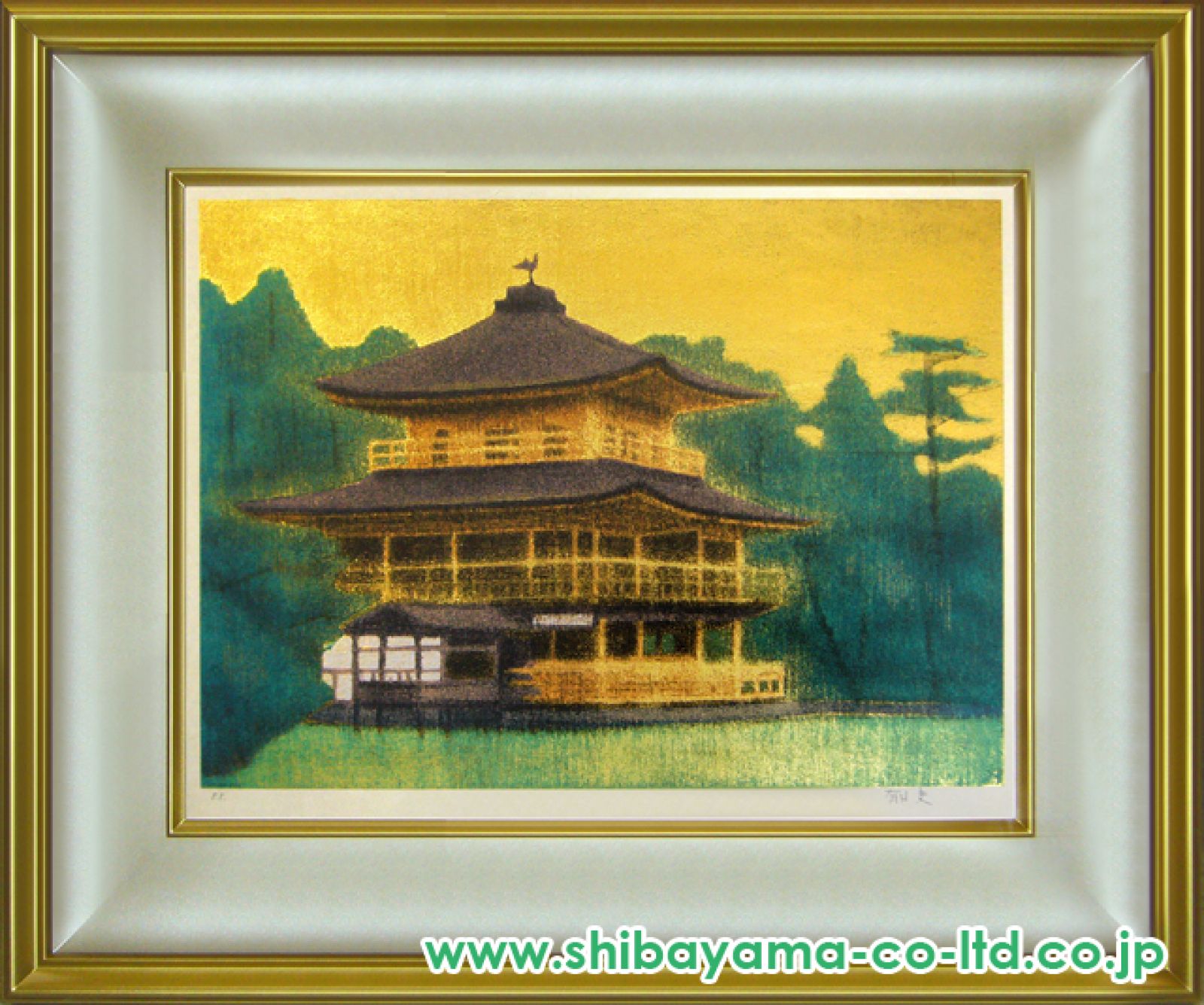 GN106★原画を飾る！！★師：平山郁夫★東京芸大卒★有名百貨店人気作家 GN106☆原画を飾る！！☆師：平山郁夫☆東京芸大卒☆有名百貨店