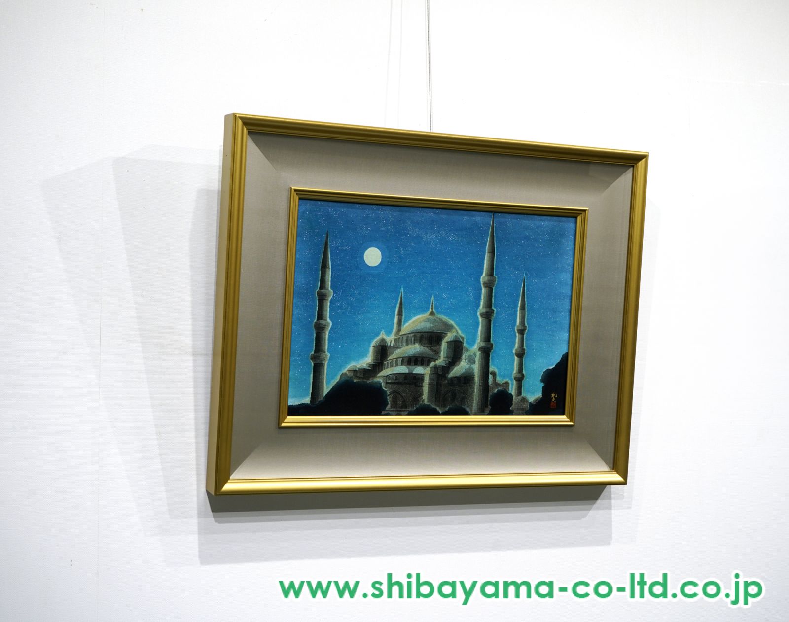 平山郁夫「ブルーモスク」木版画 :: 絵画買取・販売 - シバヤマ