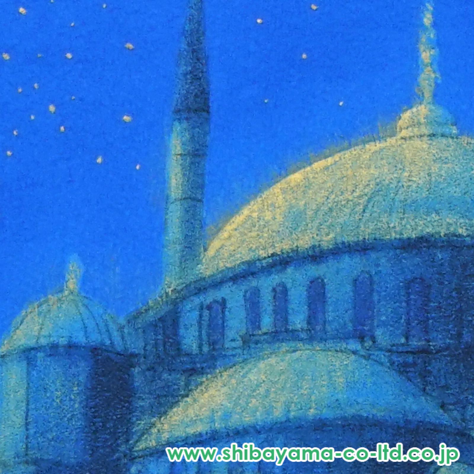 平山郁夫 絵画 ブルーモスクの夜 平山郁夫『ブルーモスクの夜』| 東京書芸館公式通販ウェブサイト