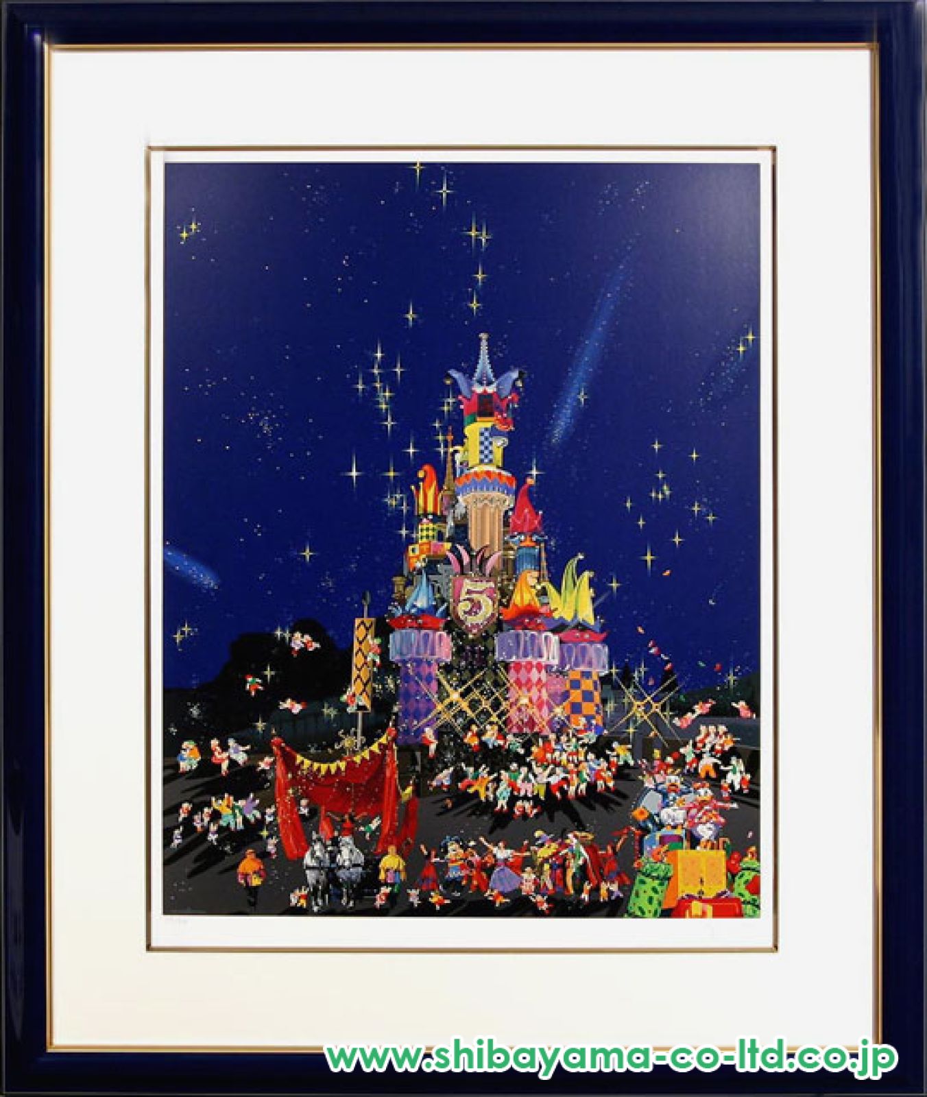 ヒロ・ヤマガタ「クラウンキャッスル」シルクスクリーン :: 絵画