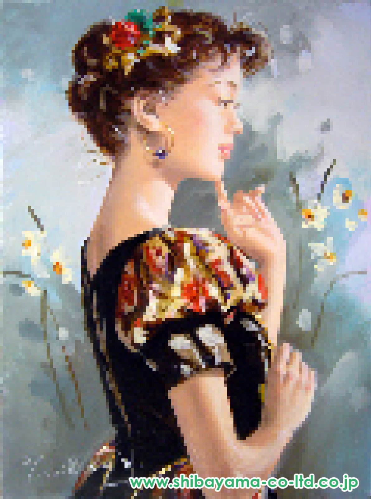 日高康志「啓」油彩 F4号 :: 絵画買取・販売 - シバヤマ